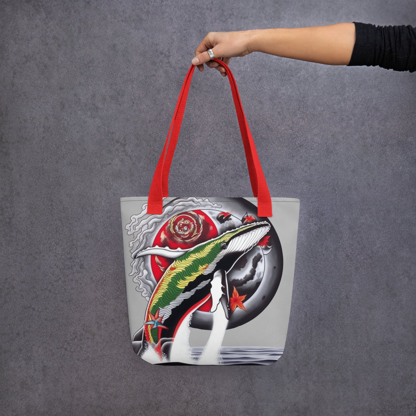 Bolsa de tela La ballena y la luna