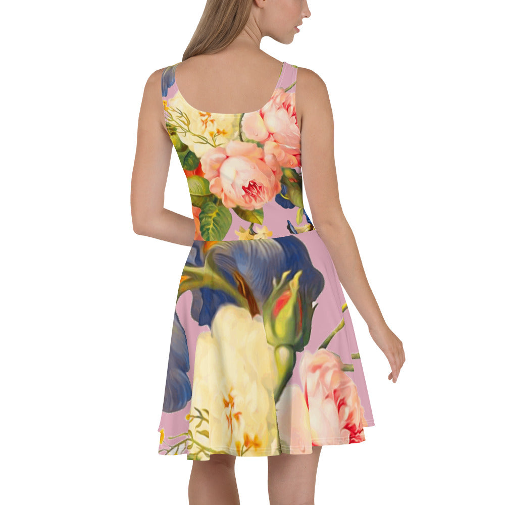 Vestido Hada Floral Malva