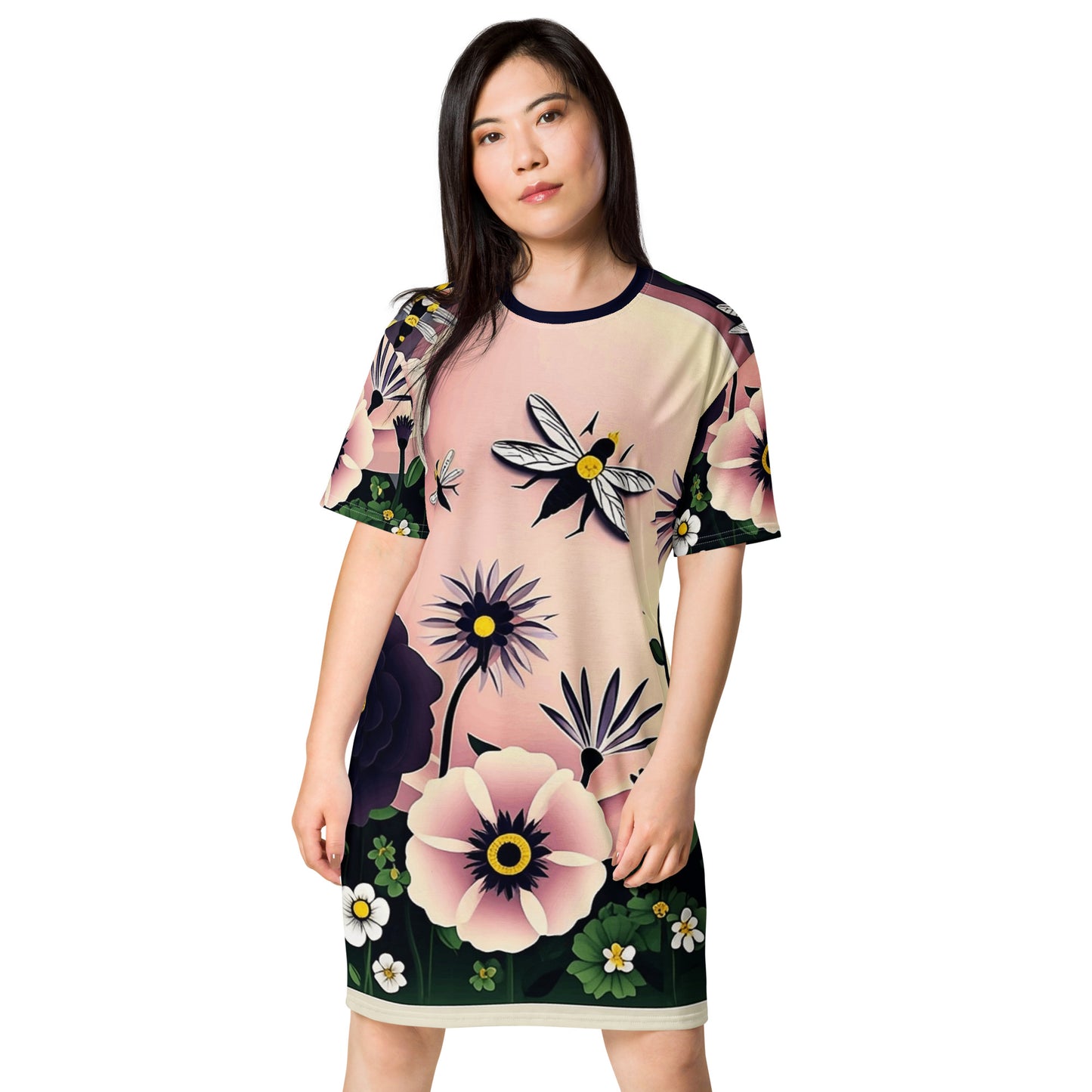 Vestido camiseta El jardín