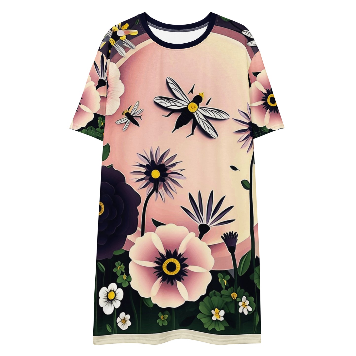 Vestido camiseta El jardín