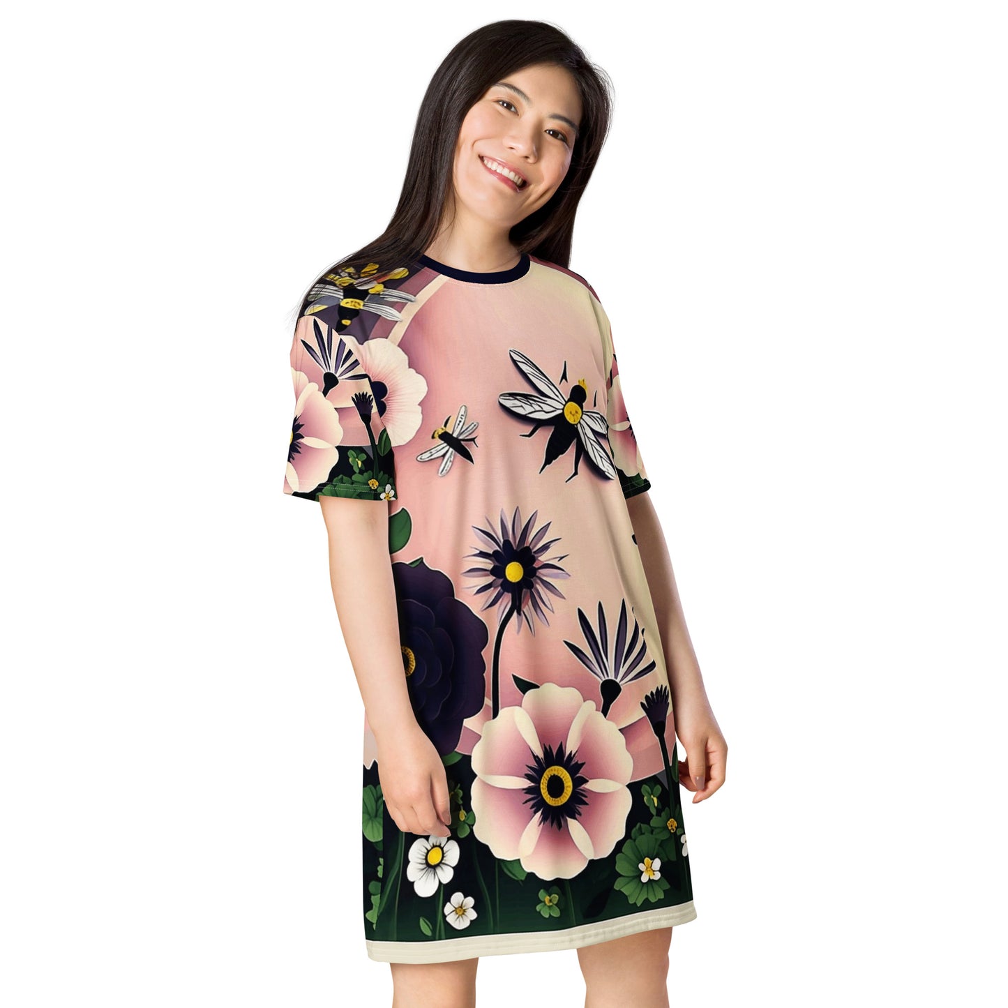 Vestido camiseta El jardín