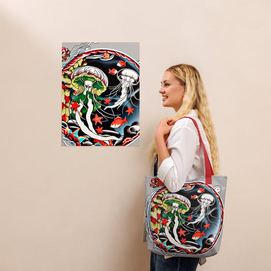 Bolsa de tela Deep Oceam
