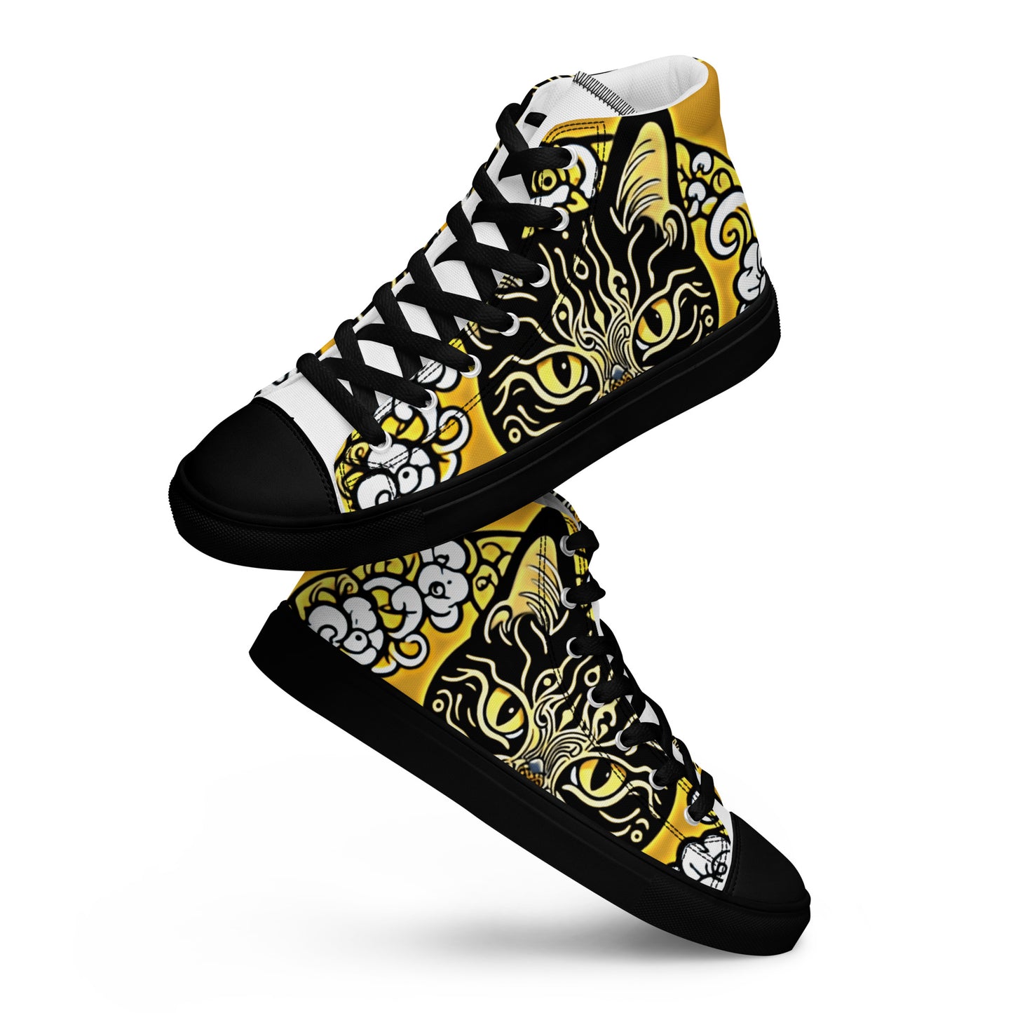 Women's high top canvas sneakers