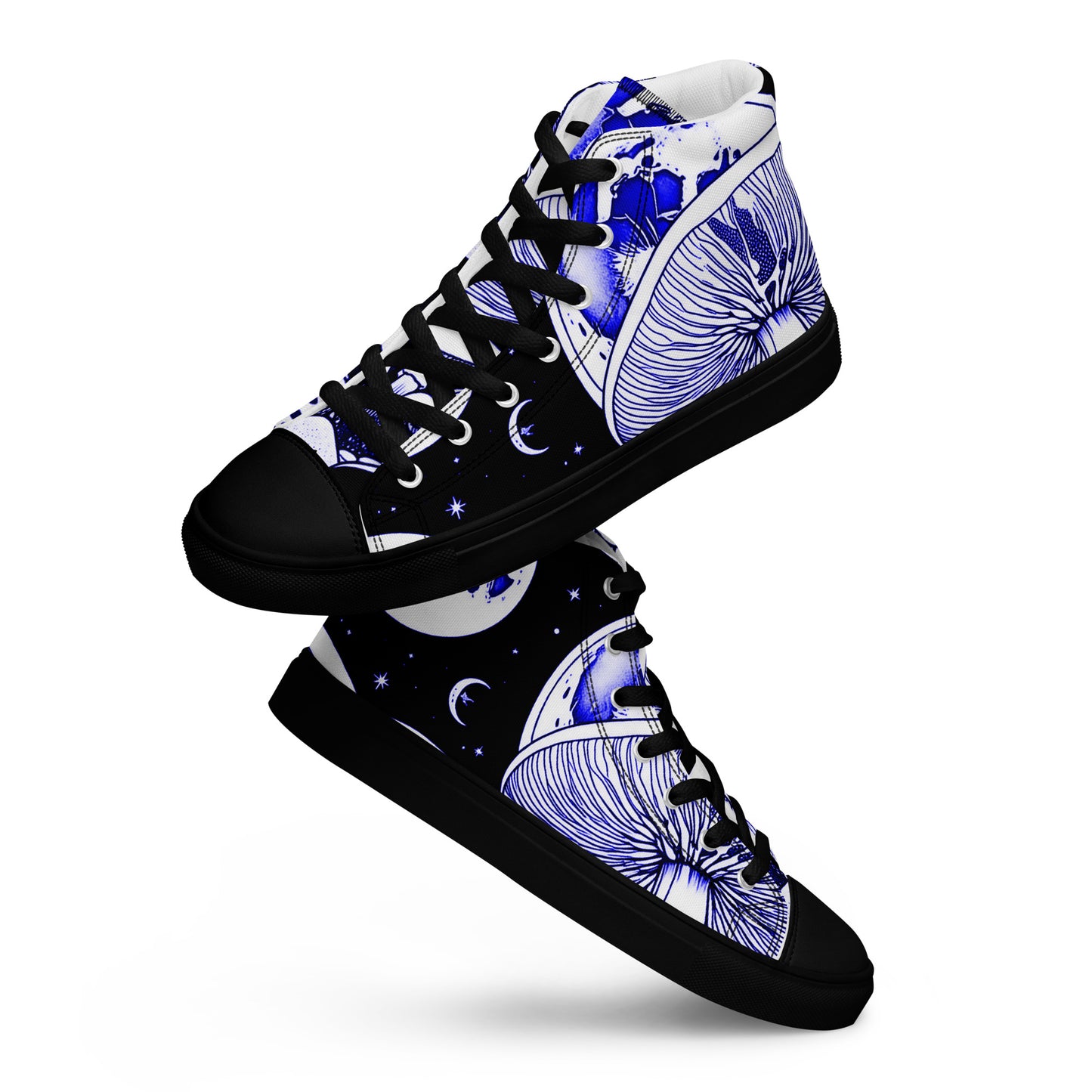 Women's high top canvas sneakers