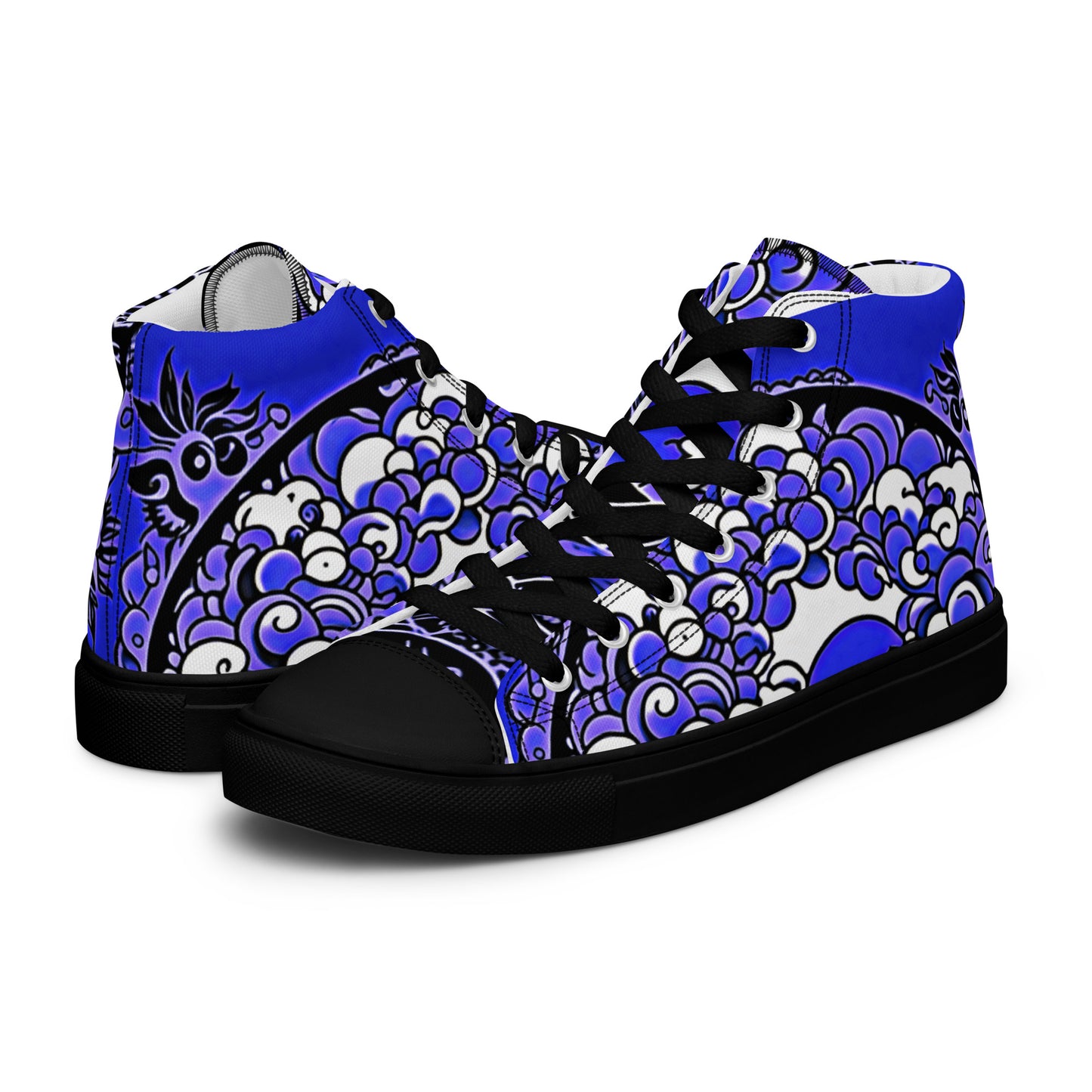 Women's high top canvas sneakers