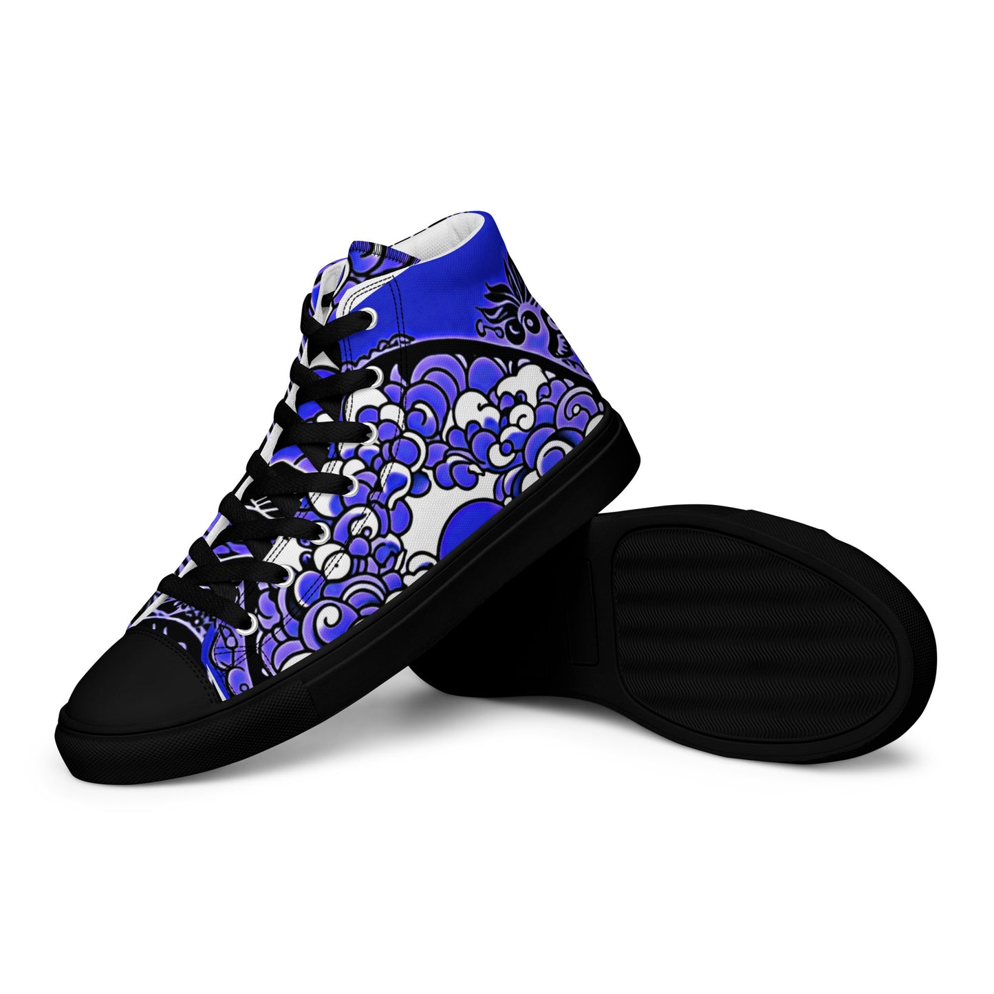 Women's high top canvas sneakers