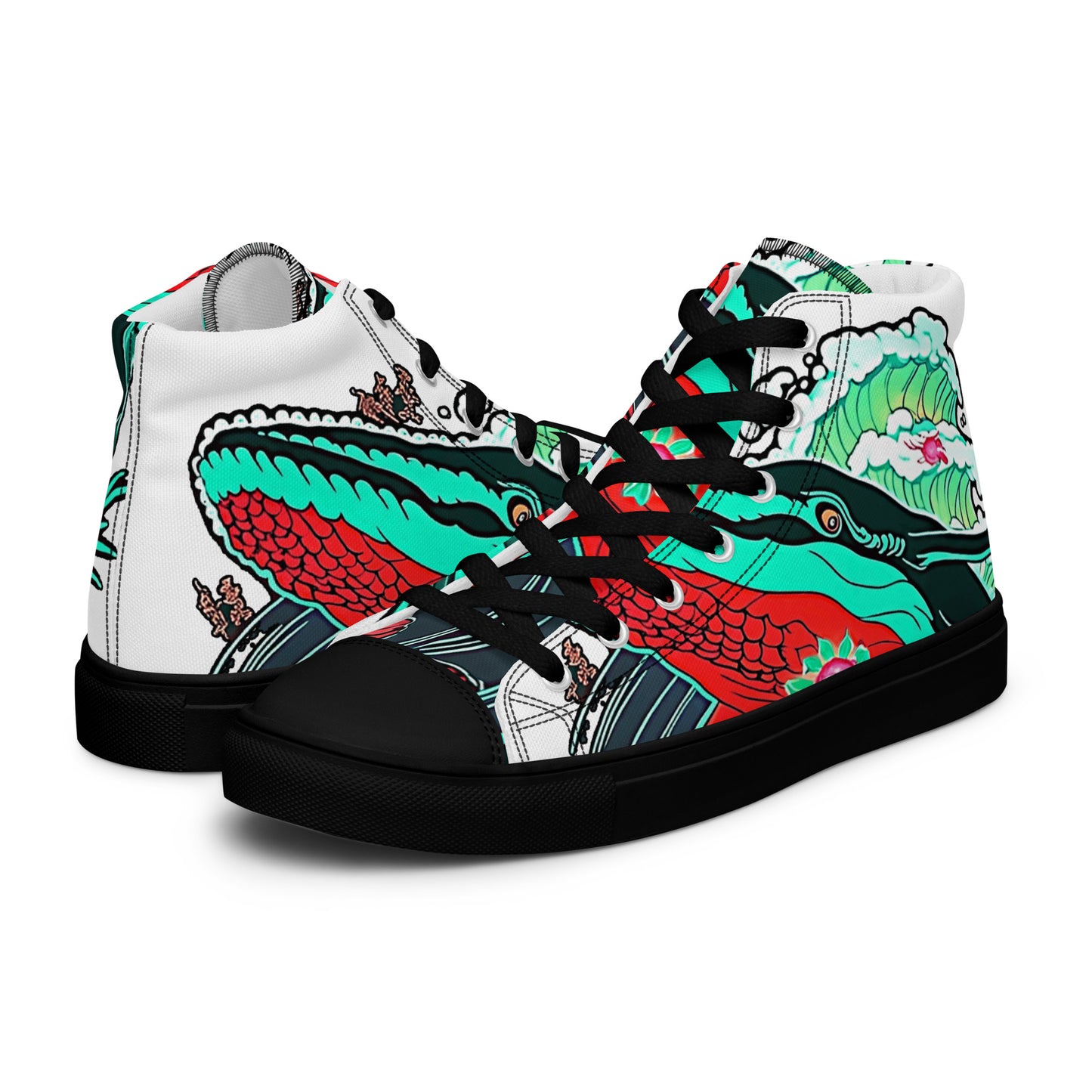 Women's high top canvas sneakers