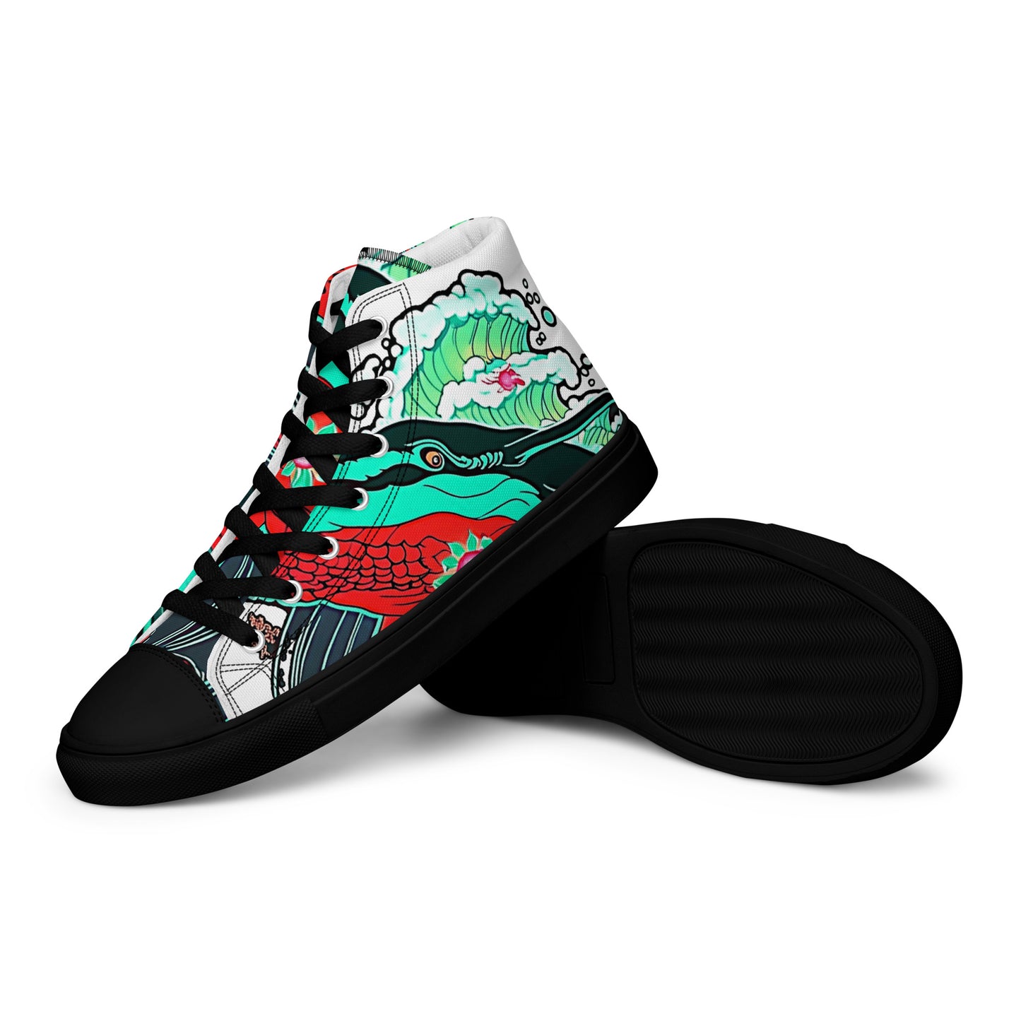 Women's high top canvas sneakers