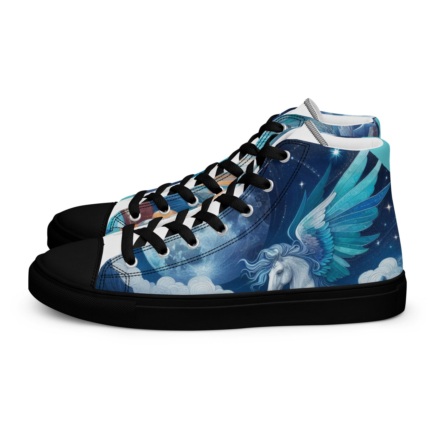 Women's high top canvas sneakers