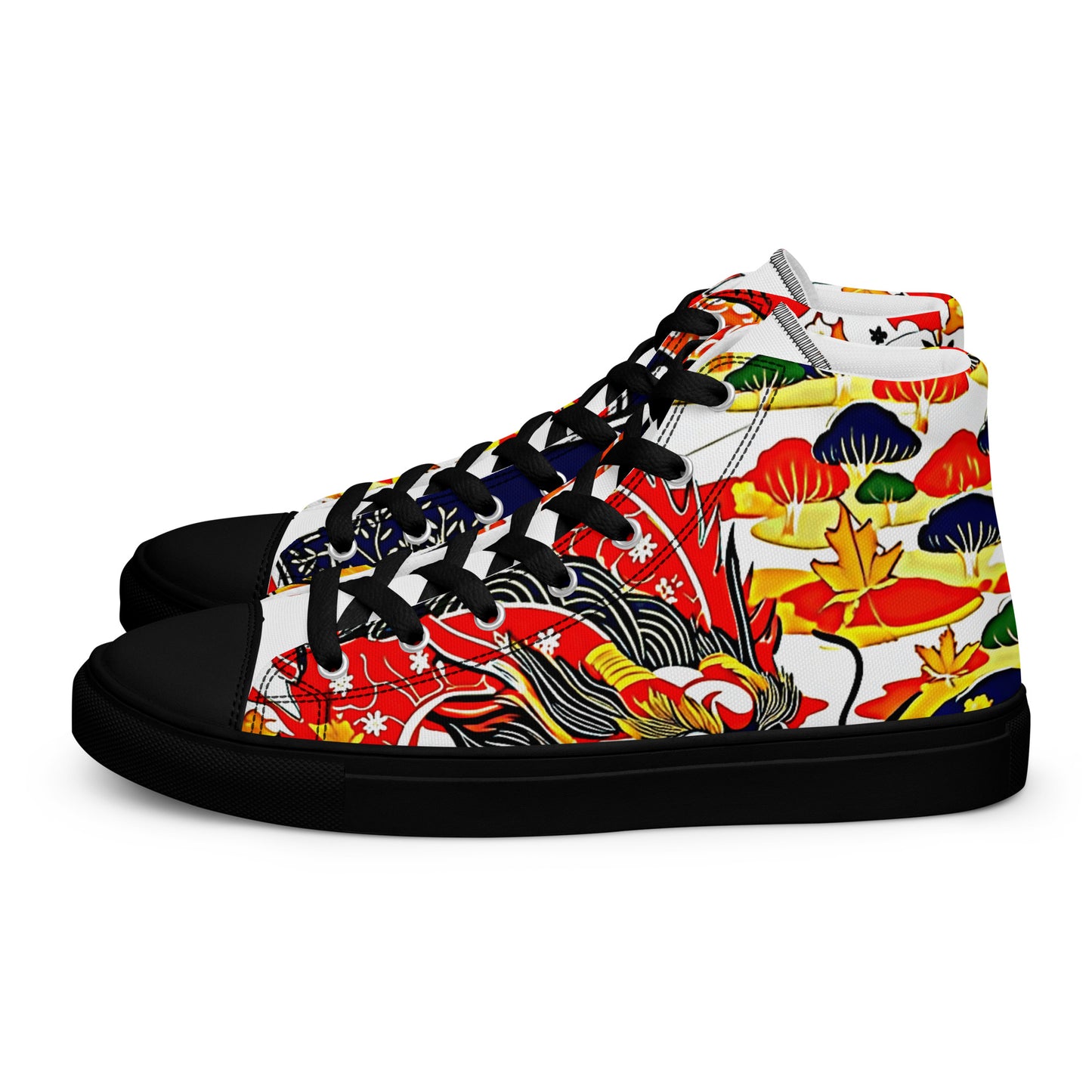 Women's high top canvas sneakers