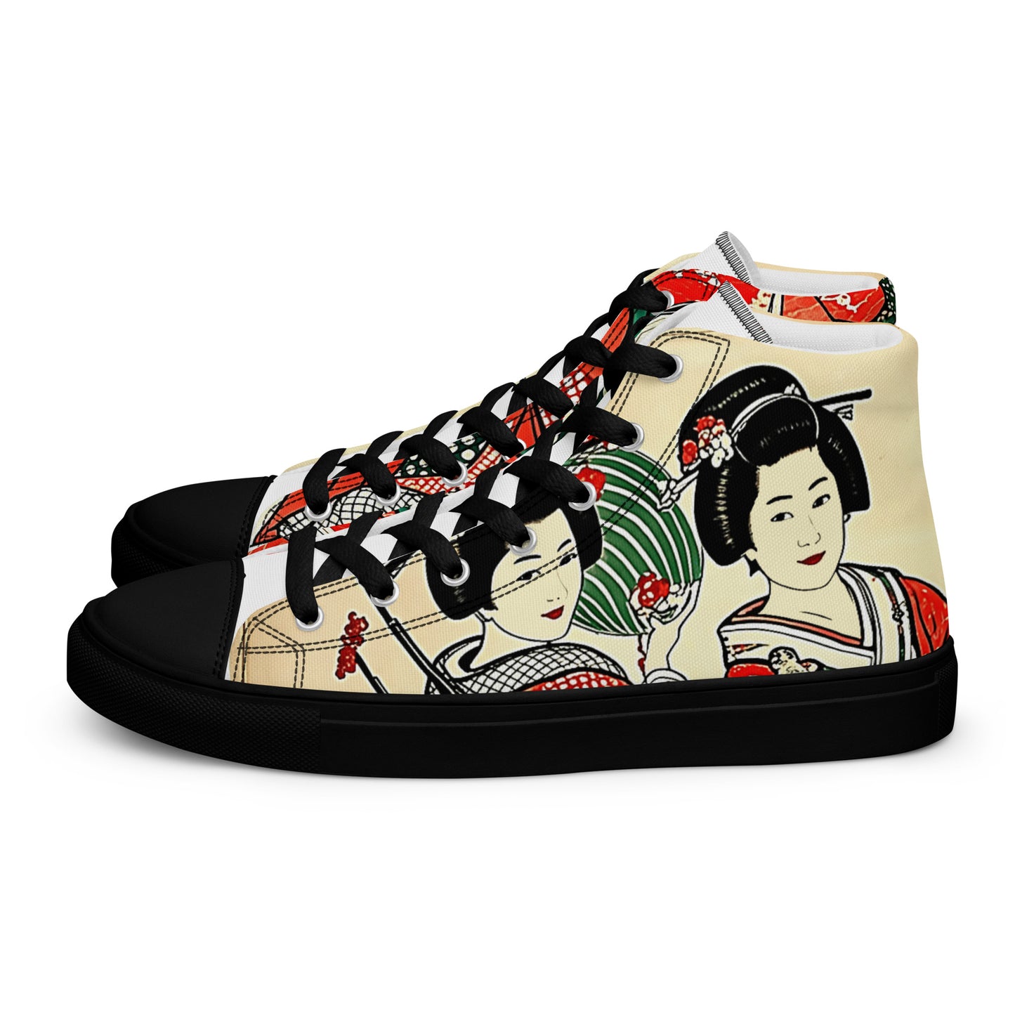 Women's high top canvas sneakers