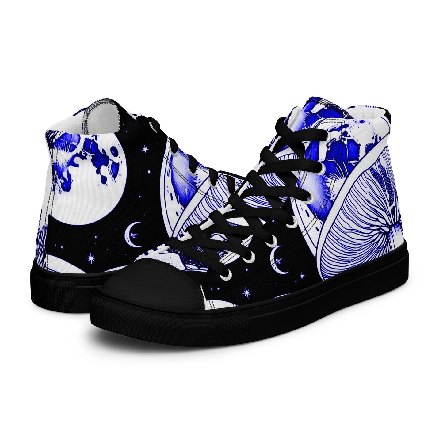 Women's high top canvas sneakers