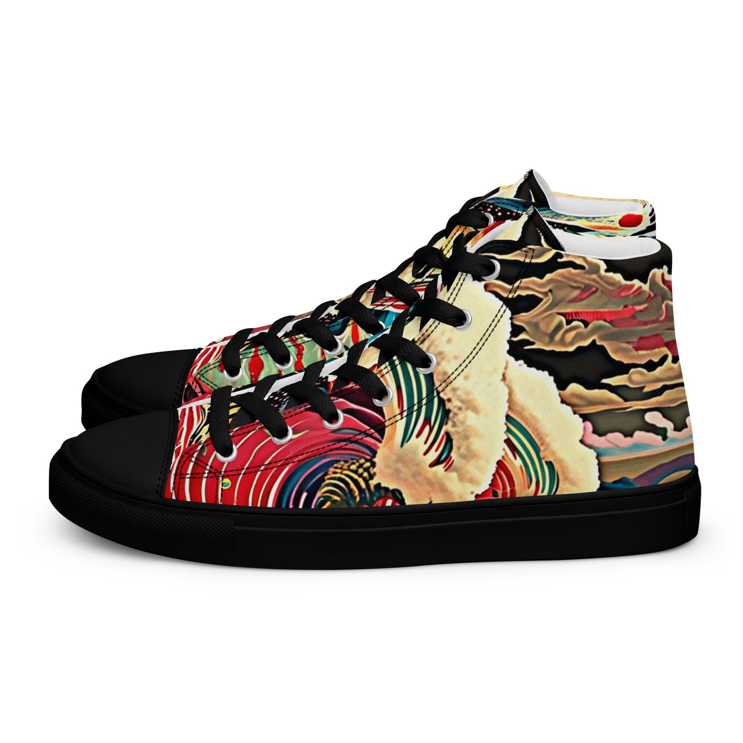 Women's high top canvas sneakers