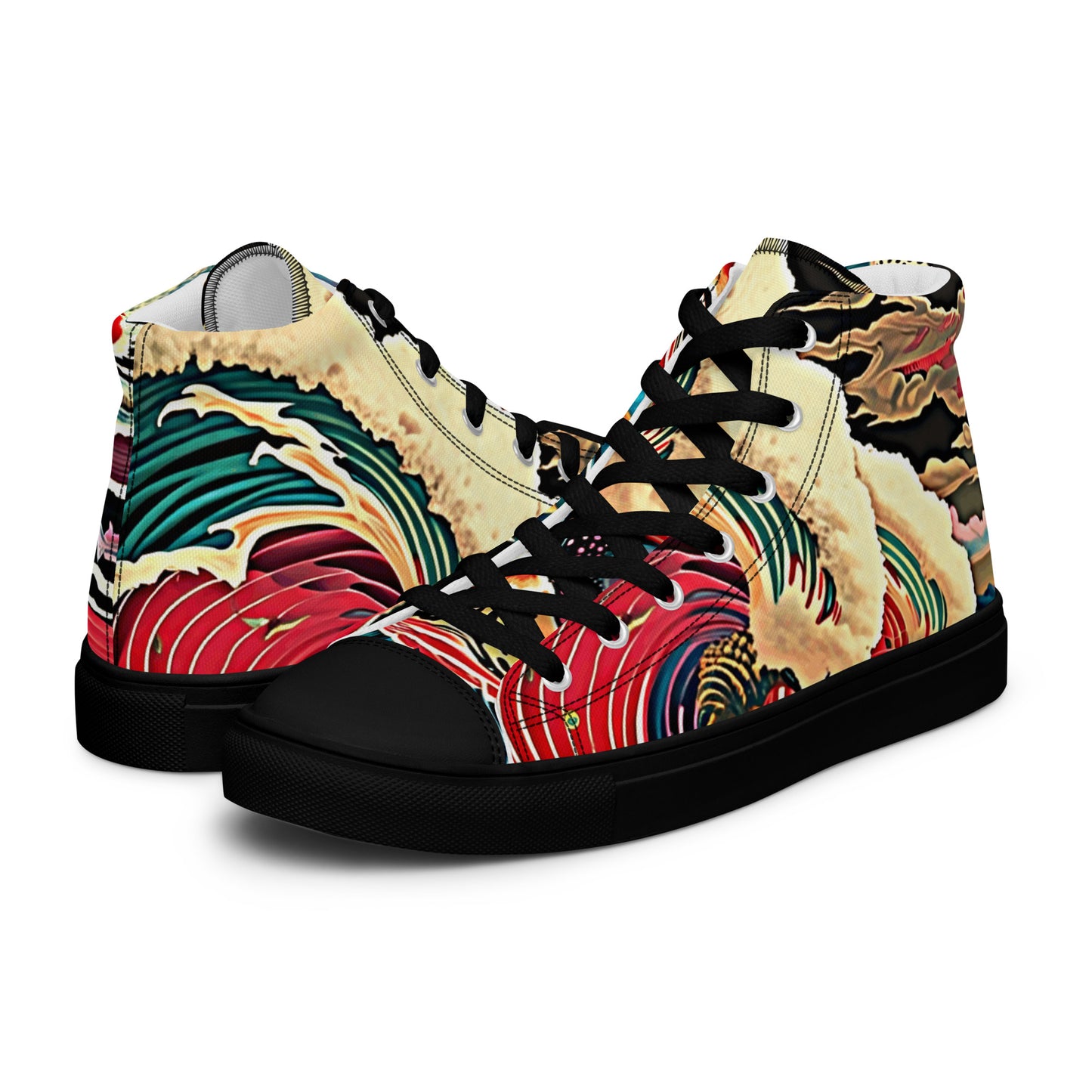 Women's high top canvas sneakers