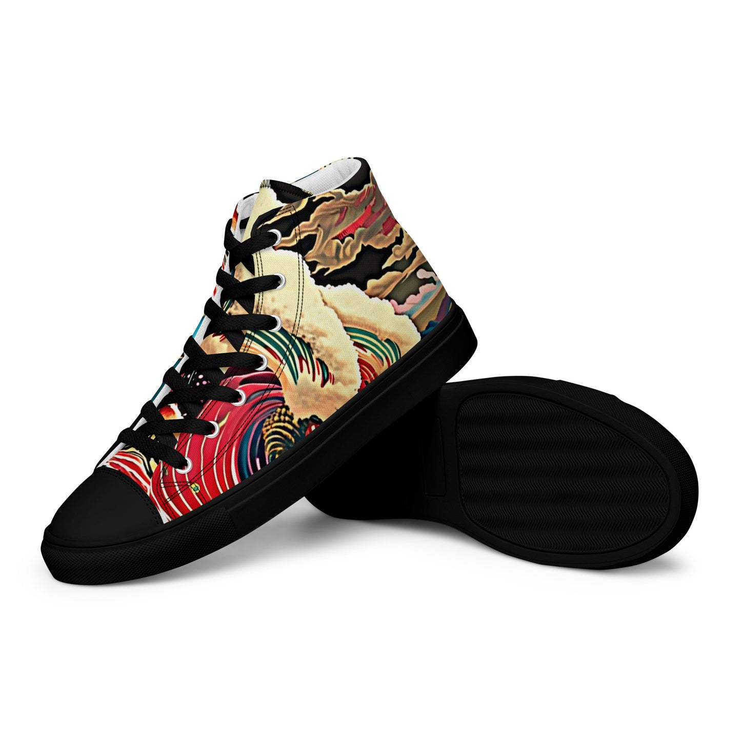 Women's high top canvas sneakers