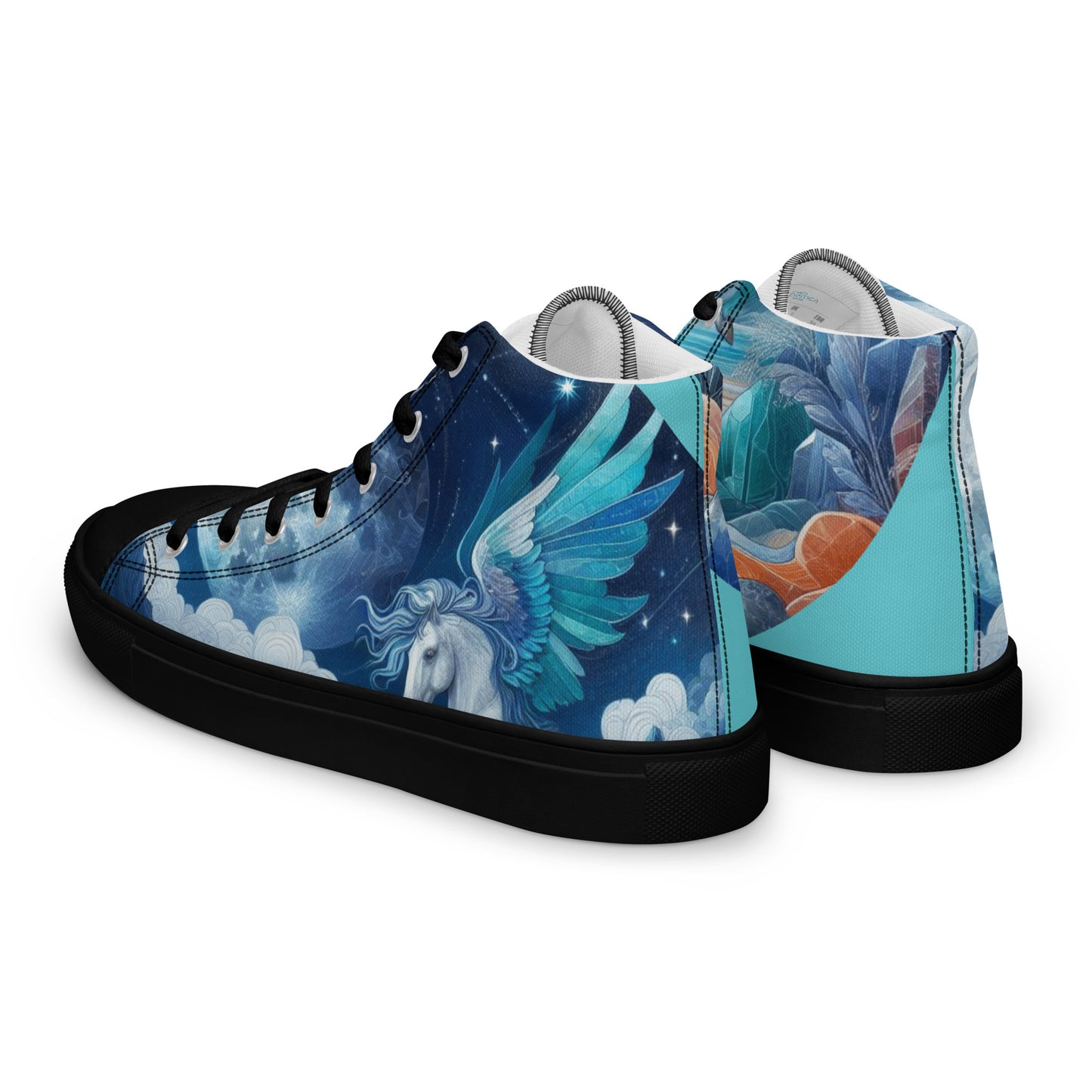 Women's high top canvas sneakers