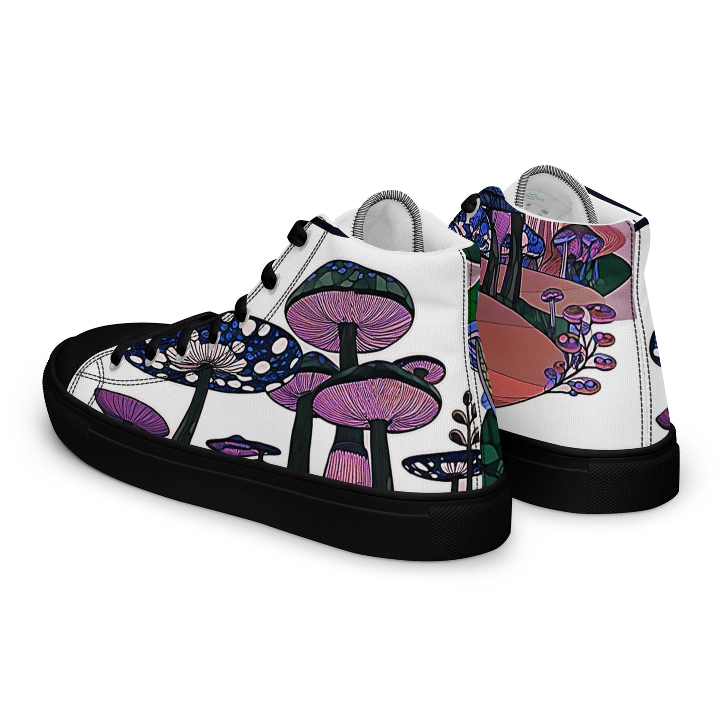 Women's high top canvas sneakers