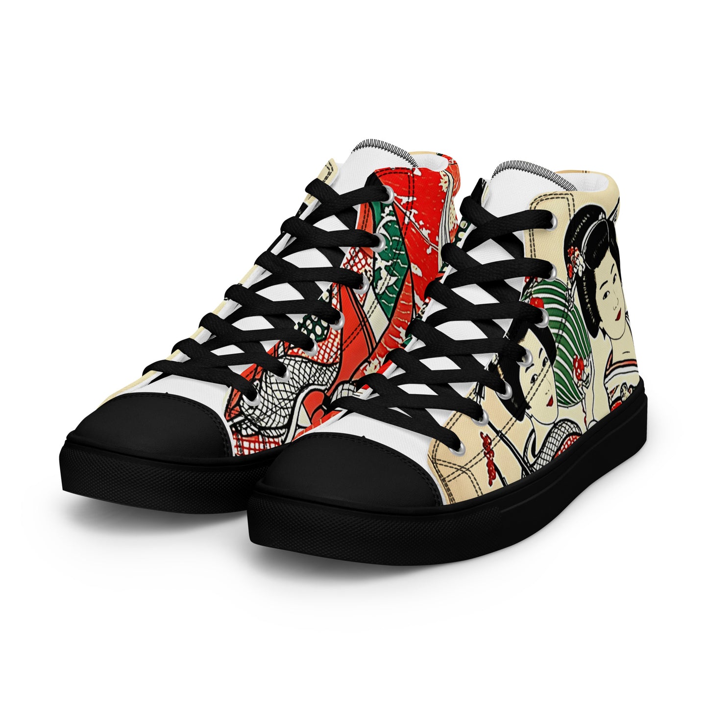 Women's high top canvas sneakers