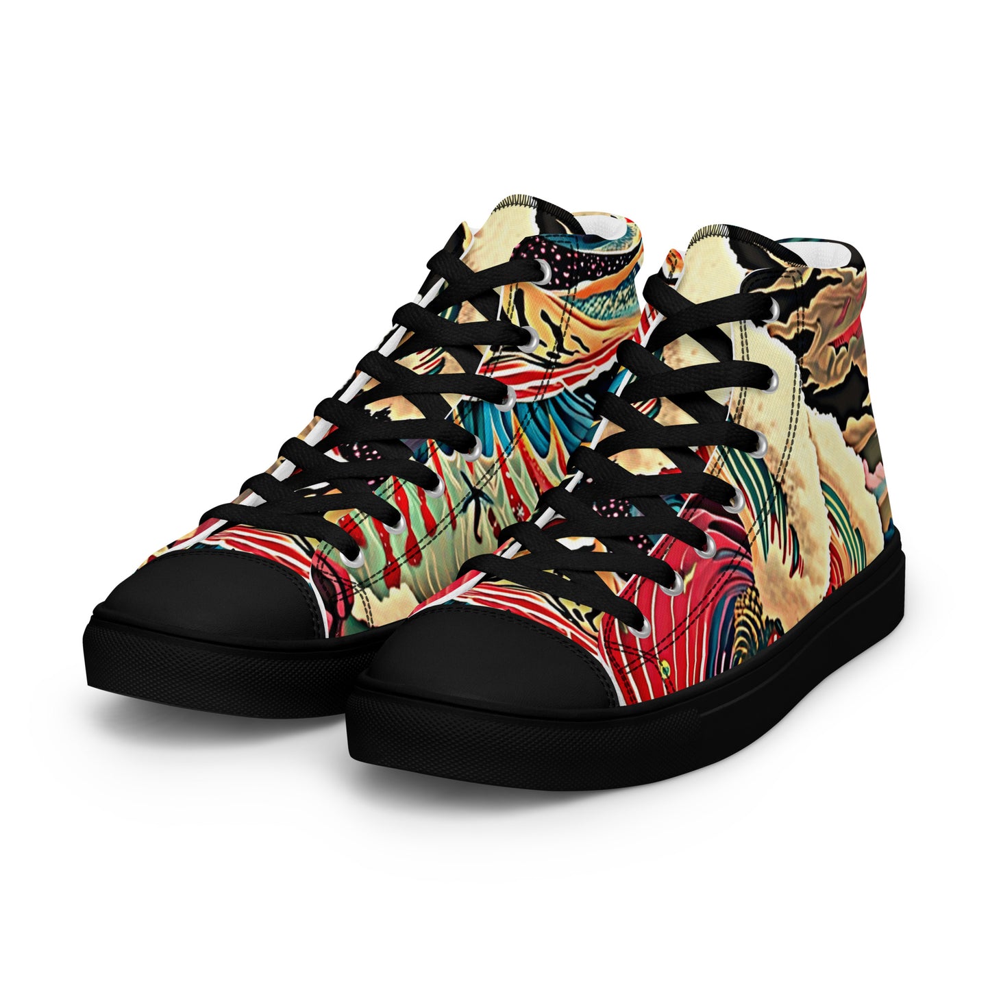 Women's high top canvas sneakers