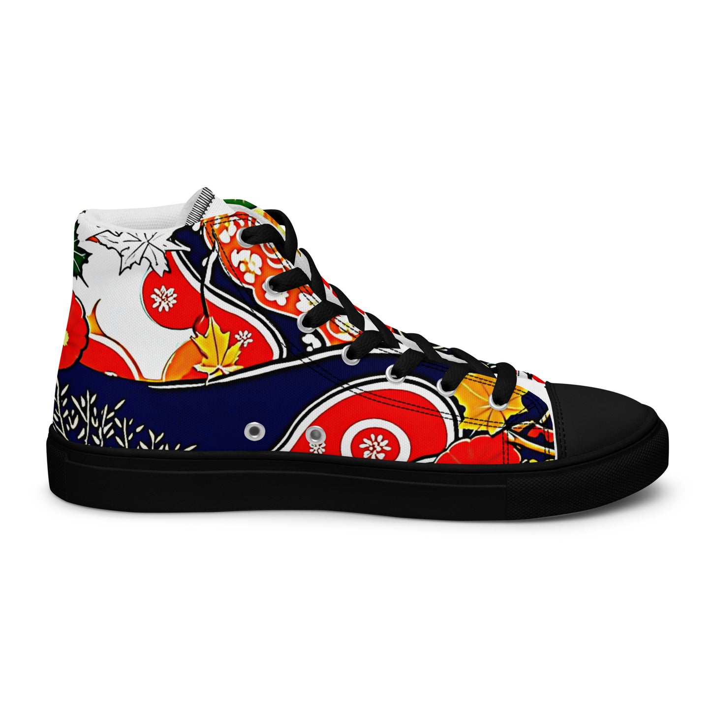 Women's high top canvas sneakers