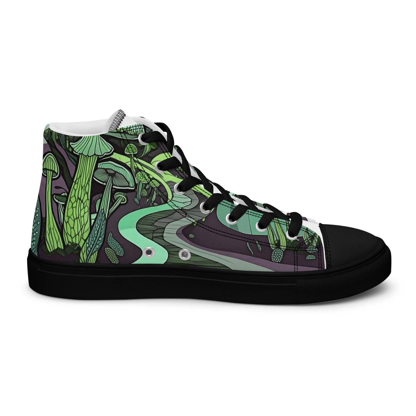 Women's high top canvas sneakers