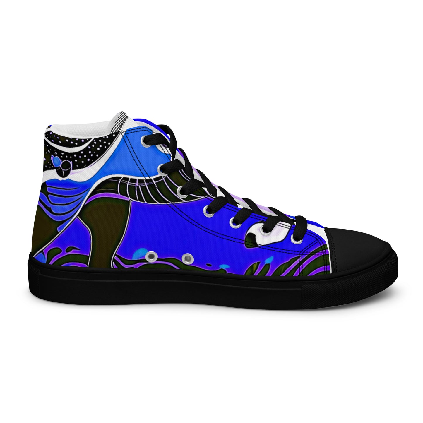 Women's high top canvas sneakers