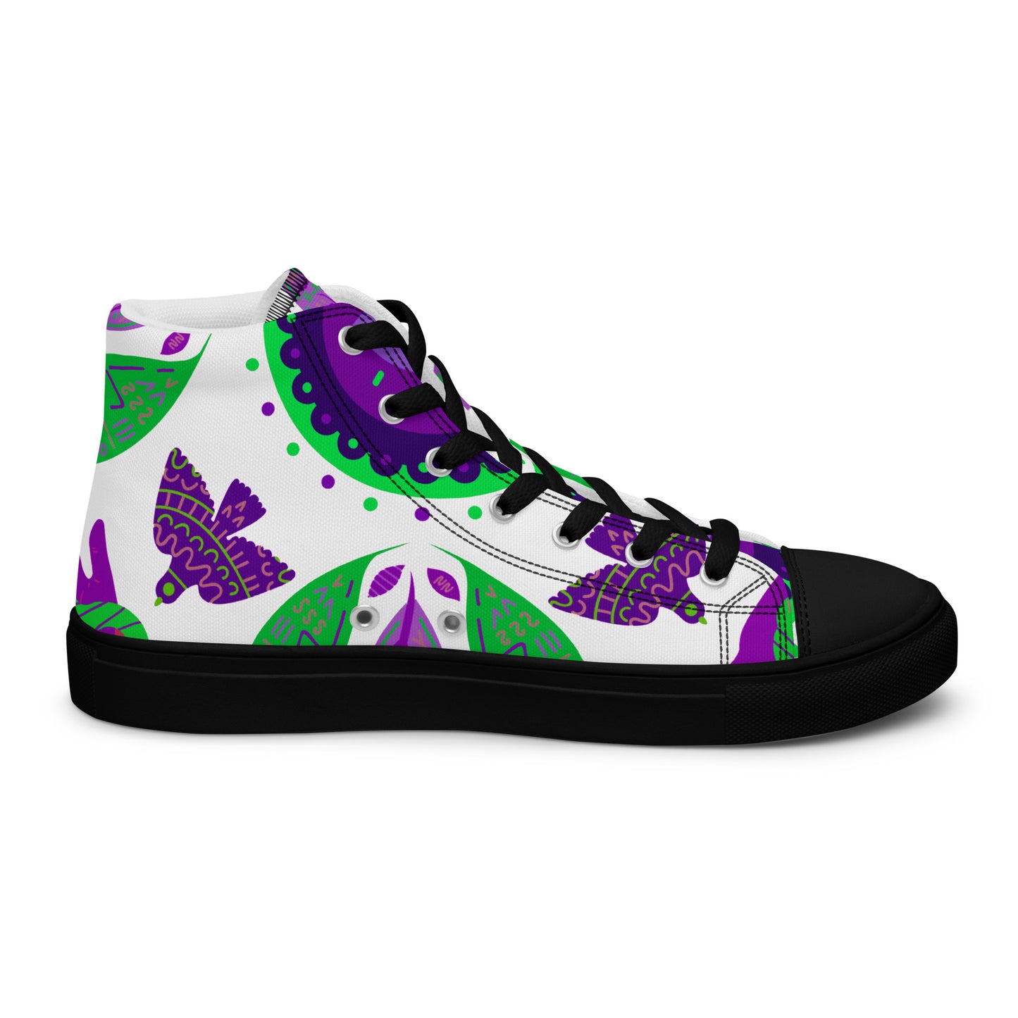 Women's high top canvas sneakers