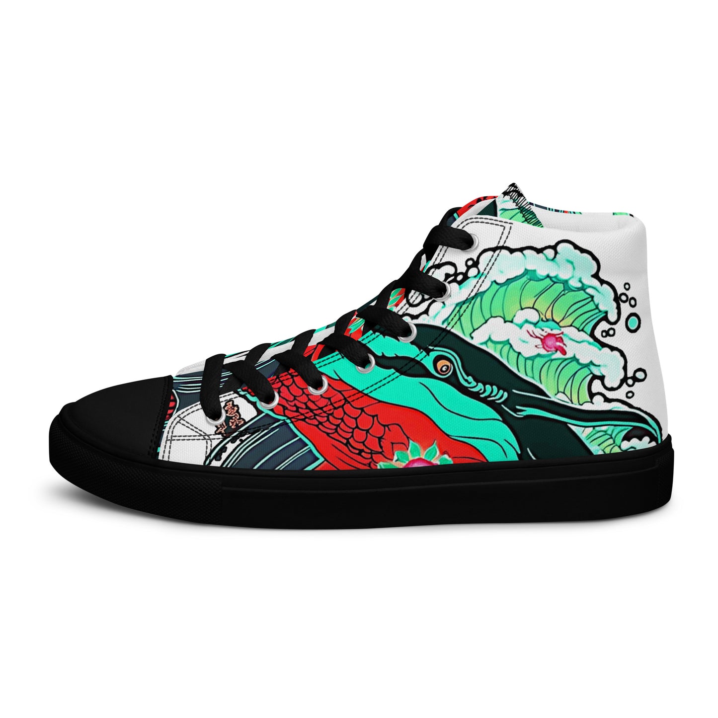 Women's high top canvas sneakers