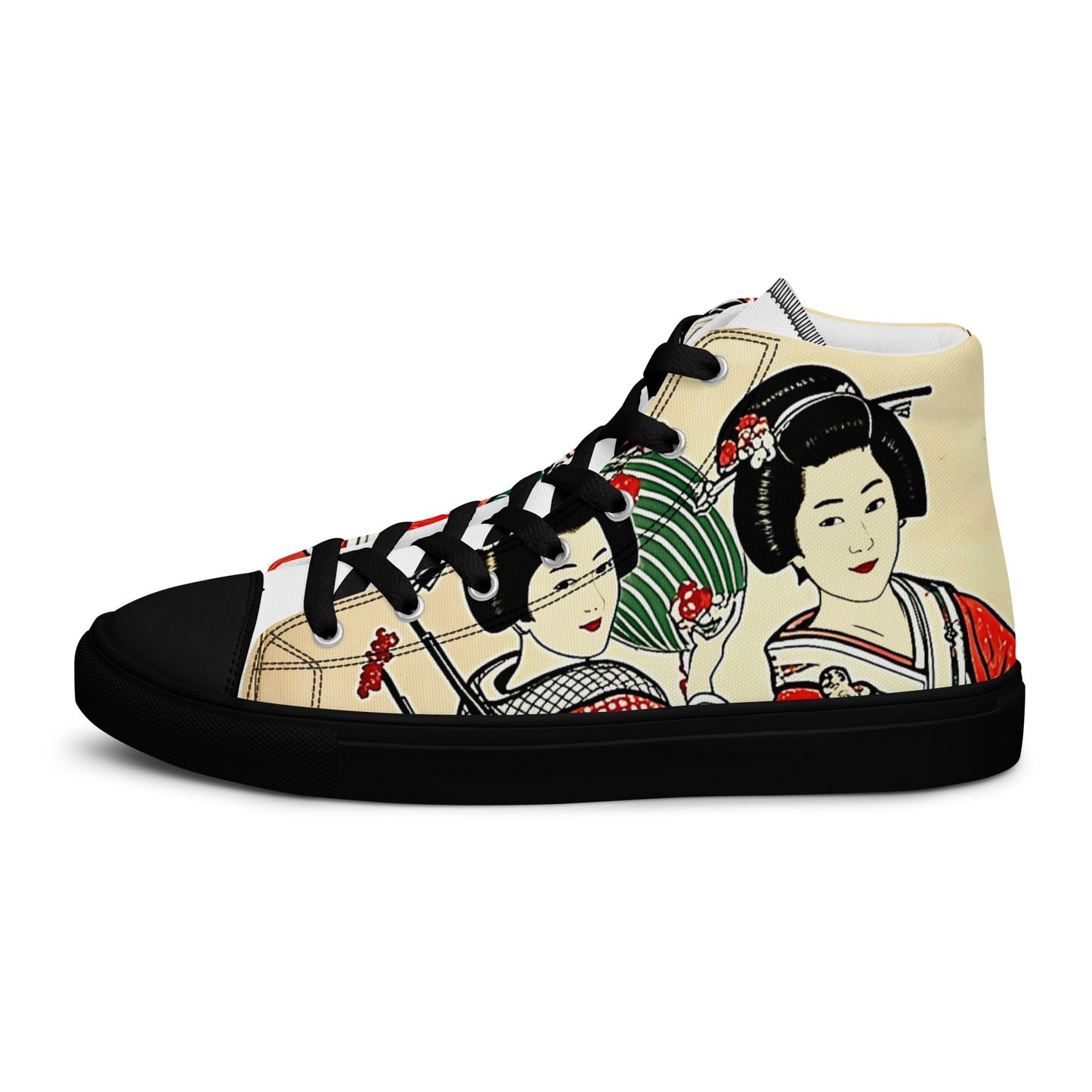 Women's high top canvas sneakers