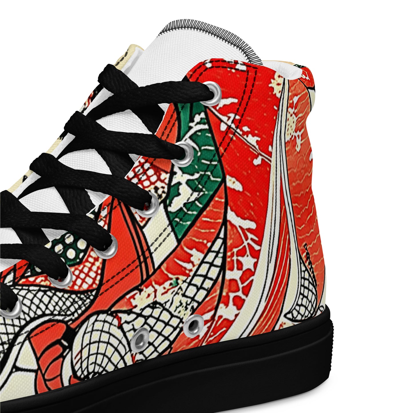 Women's high top canvas sneakers