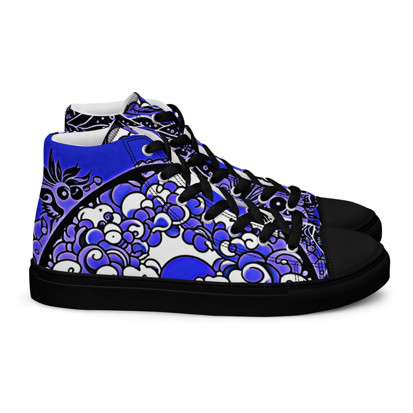 Women's high top canvas sneakers