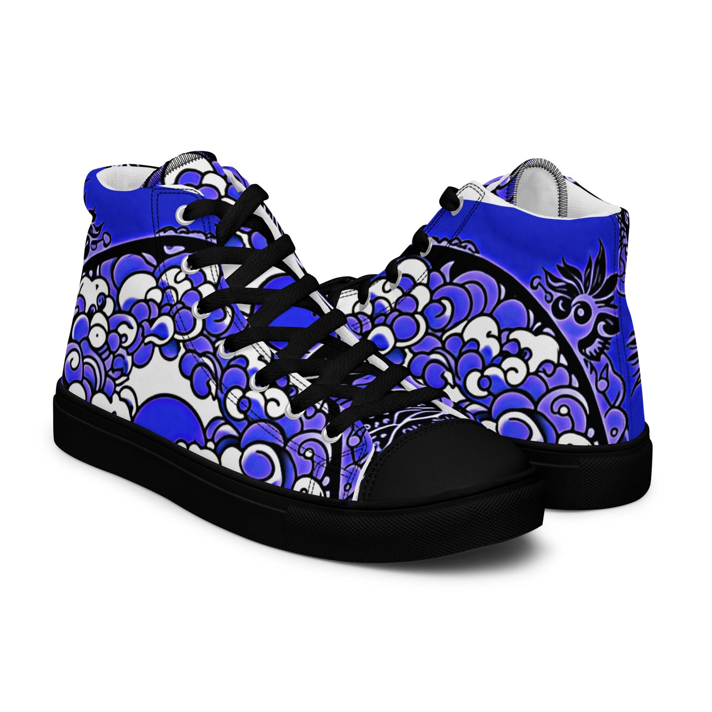 Women's high top canvas sneakers