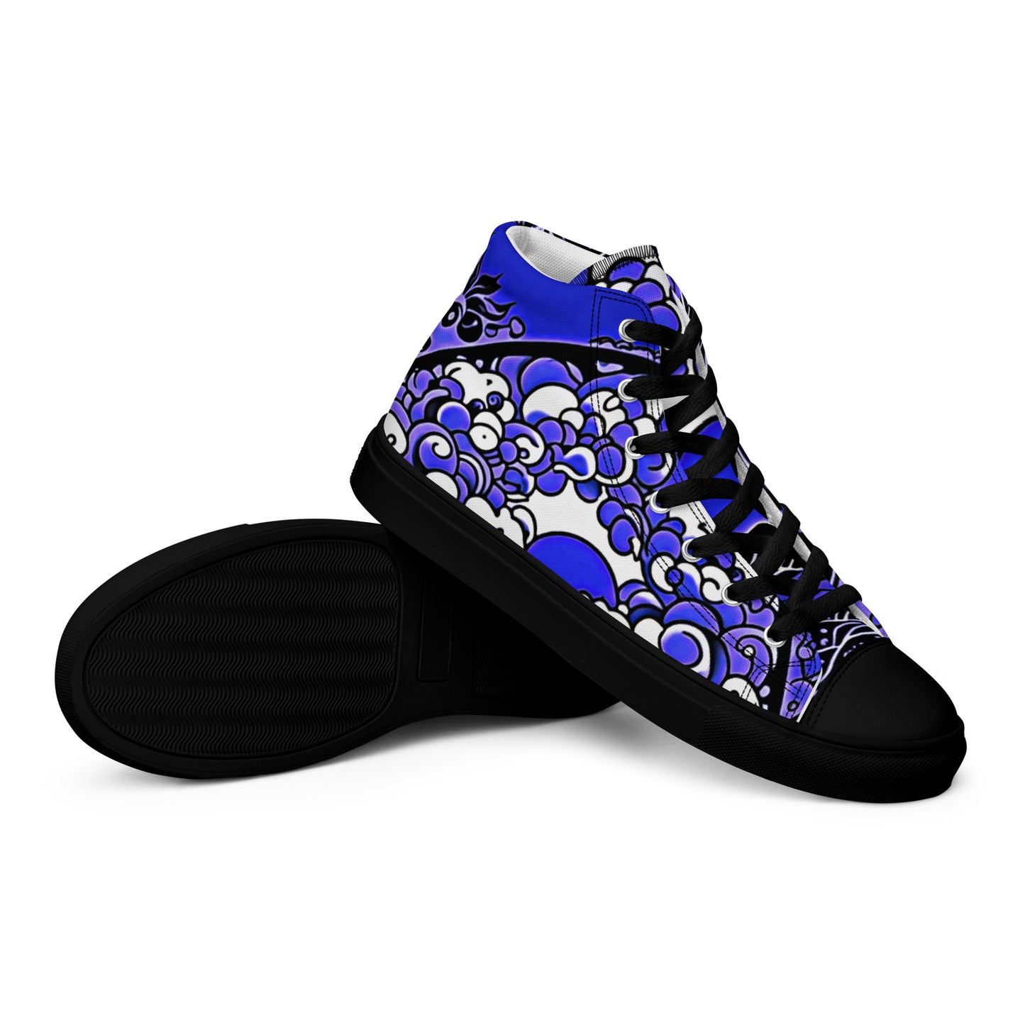 Women's high top canvas sneakers