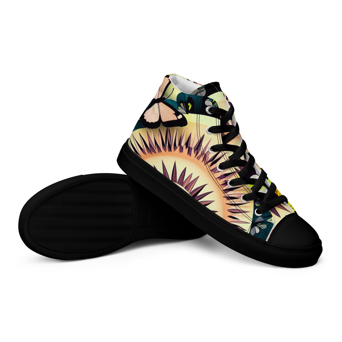 Women's high top canvas sneakers