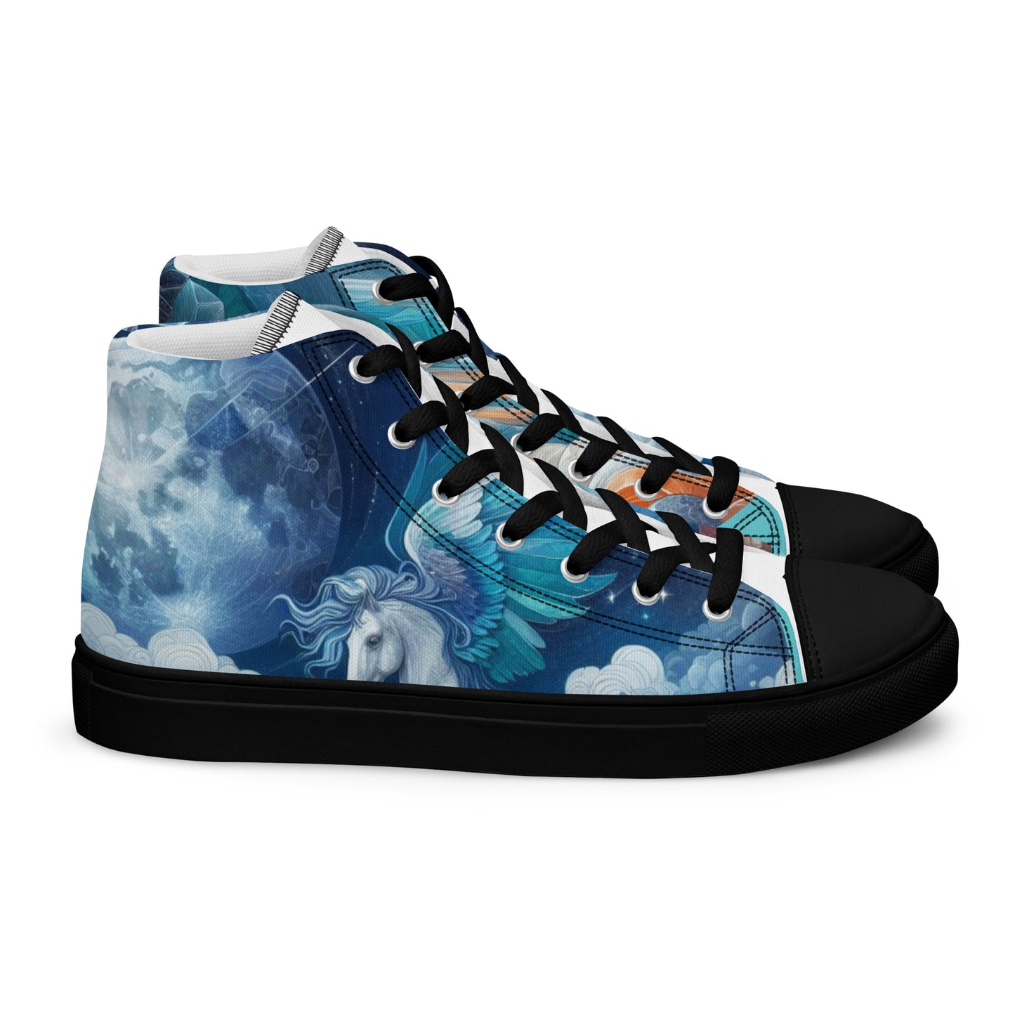 Women's high top canvas sneakers