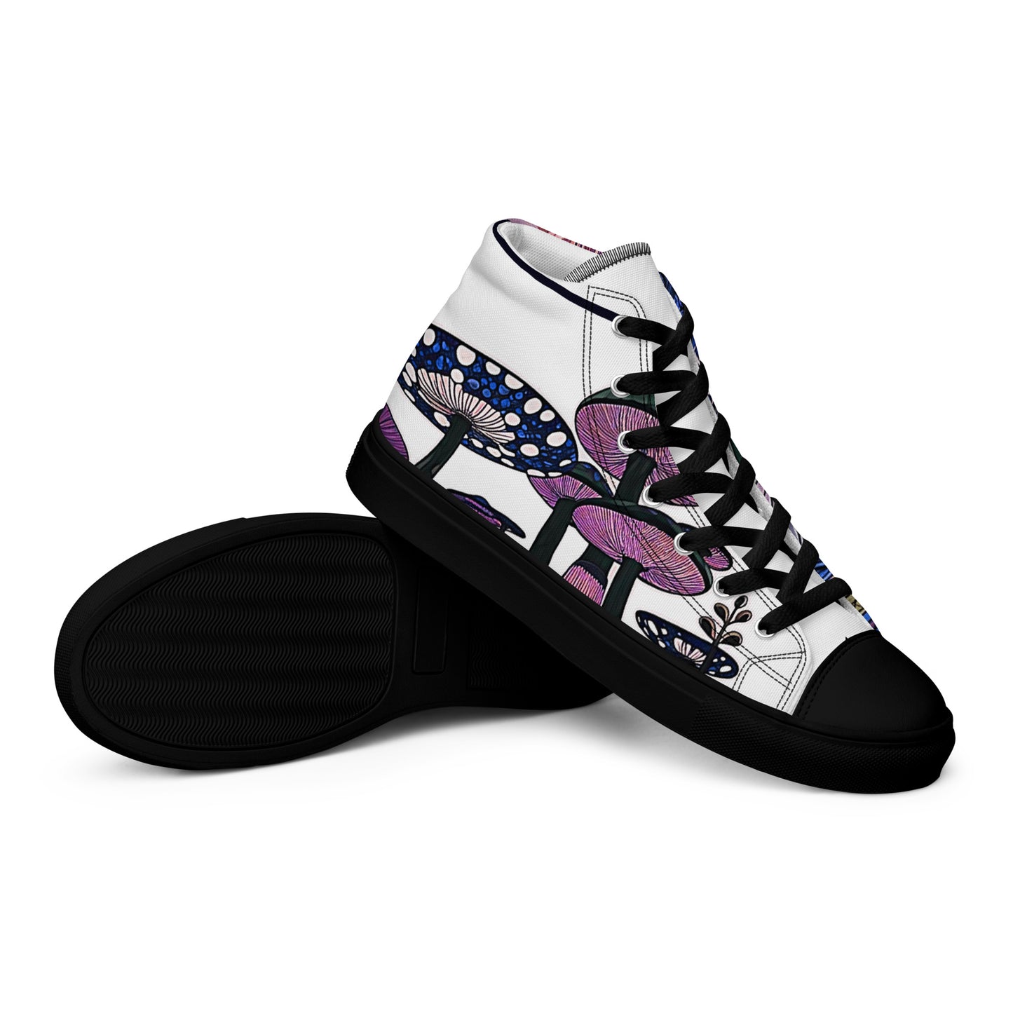 Women's high top canvas sneakers