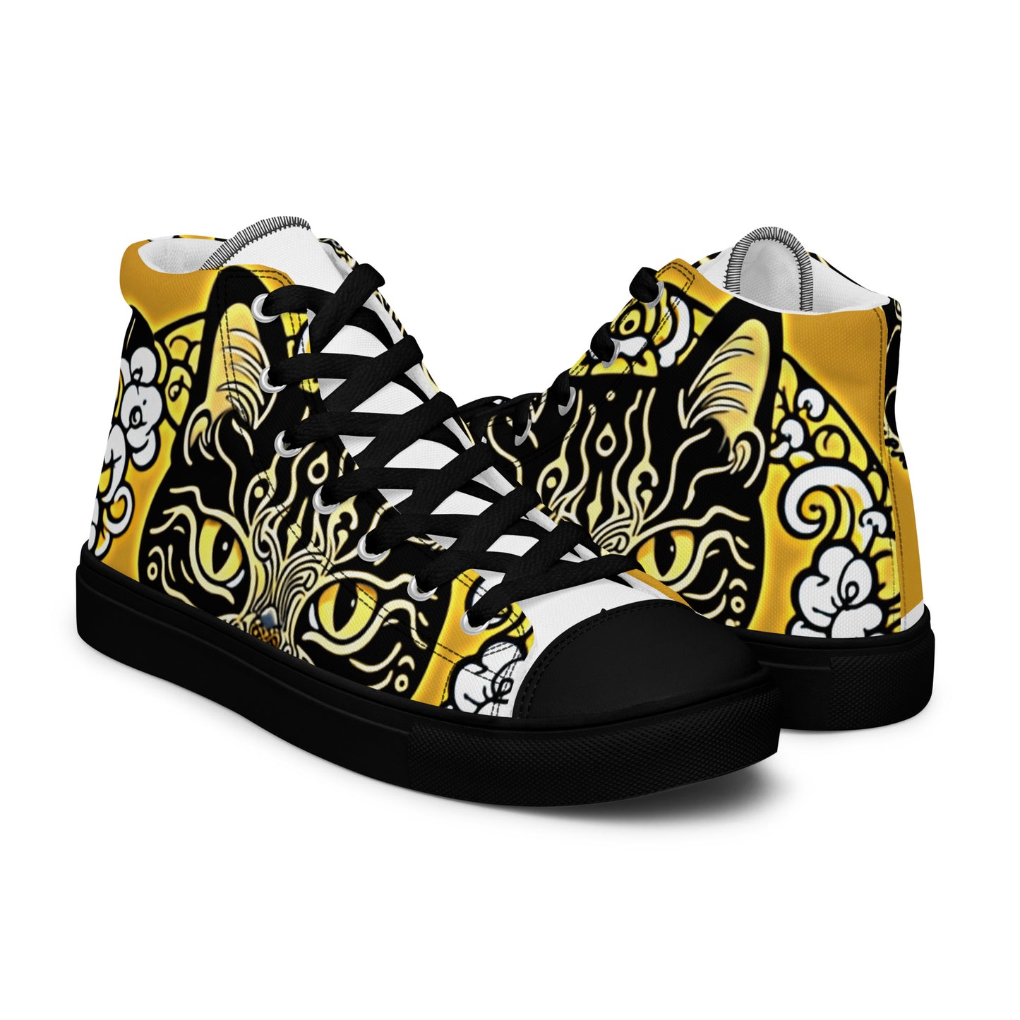 Women's high top canvas sneakers