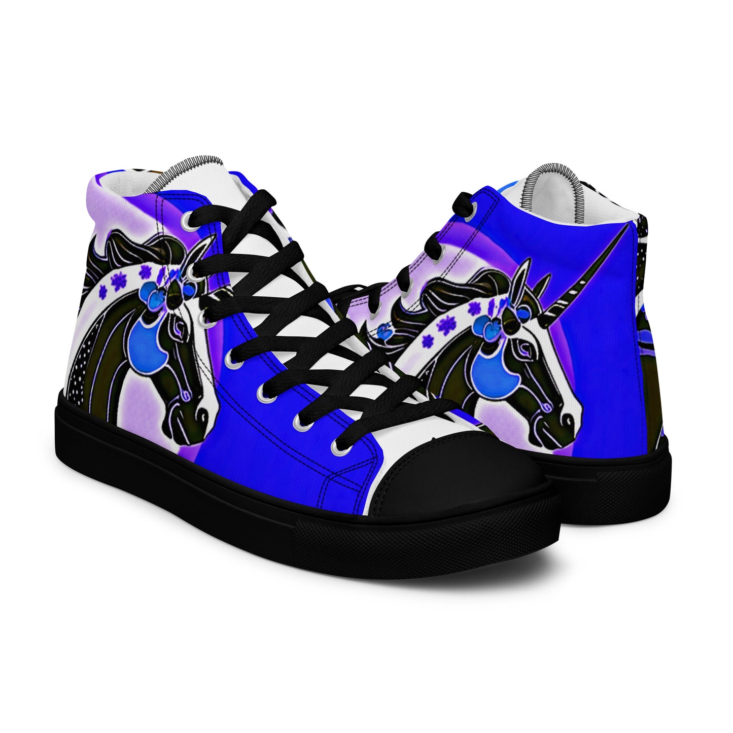 Women's high top canvas sneakers