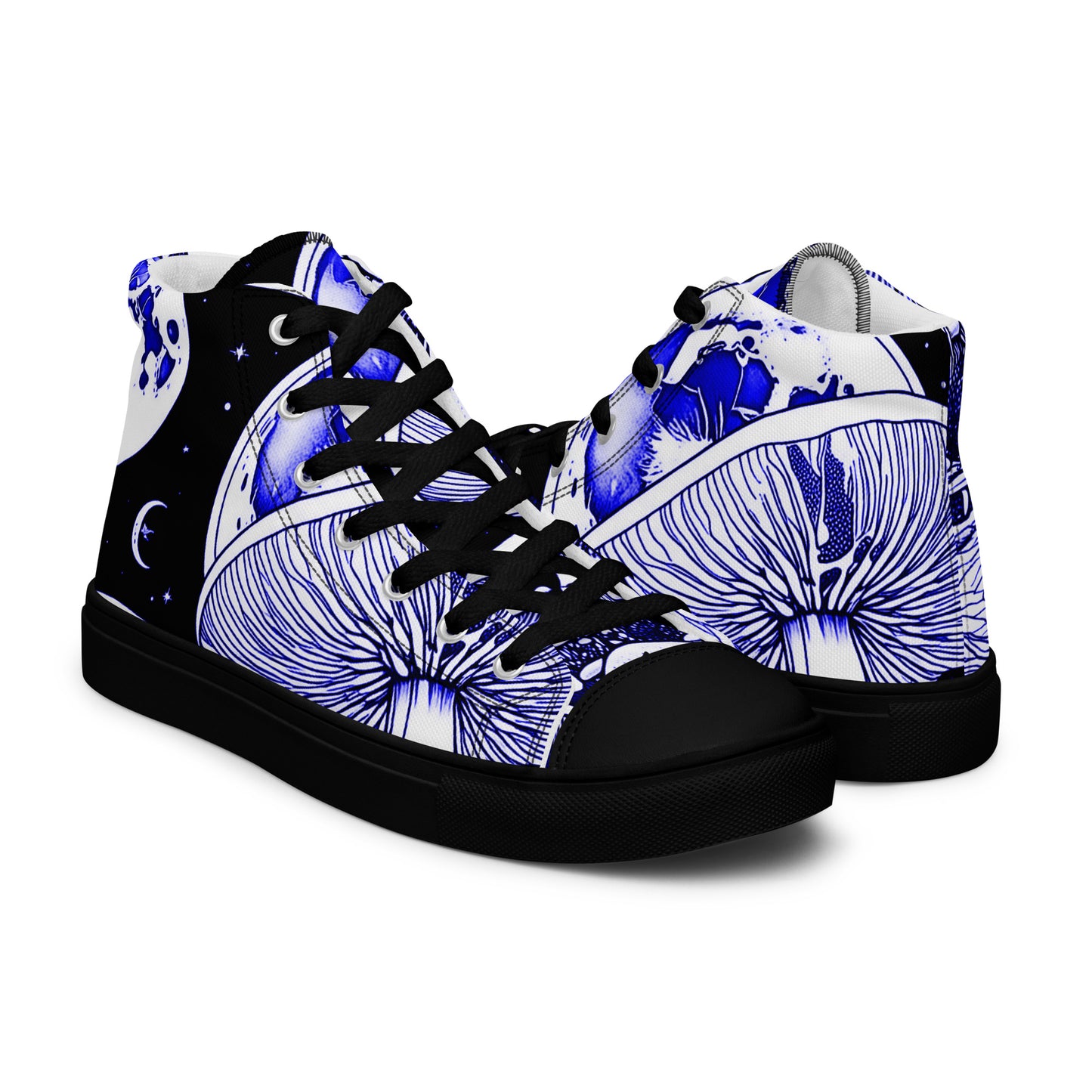 Women's high top canvas sneakers