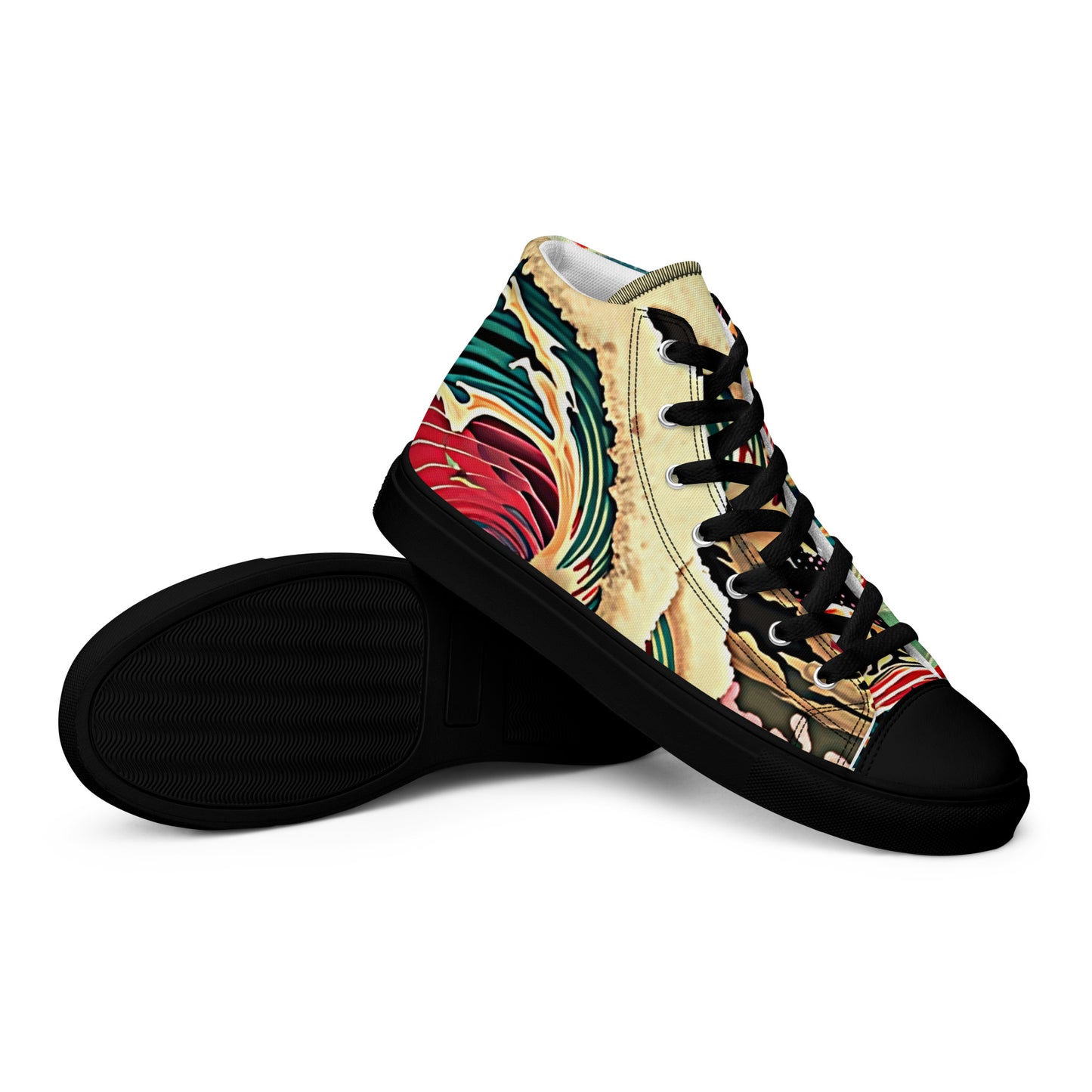 Women's high top canvas sneakers