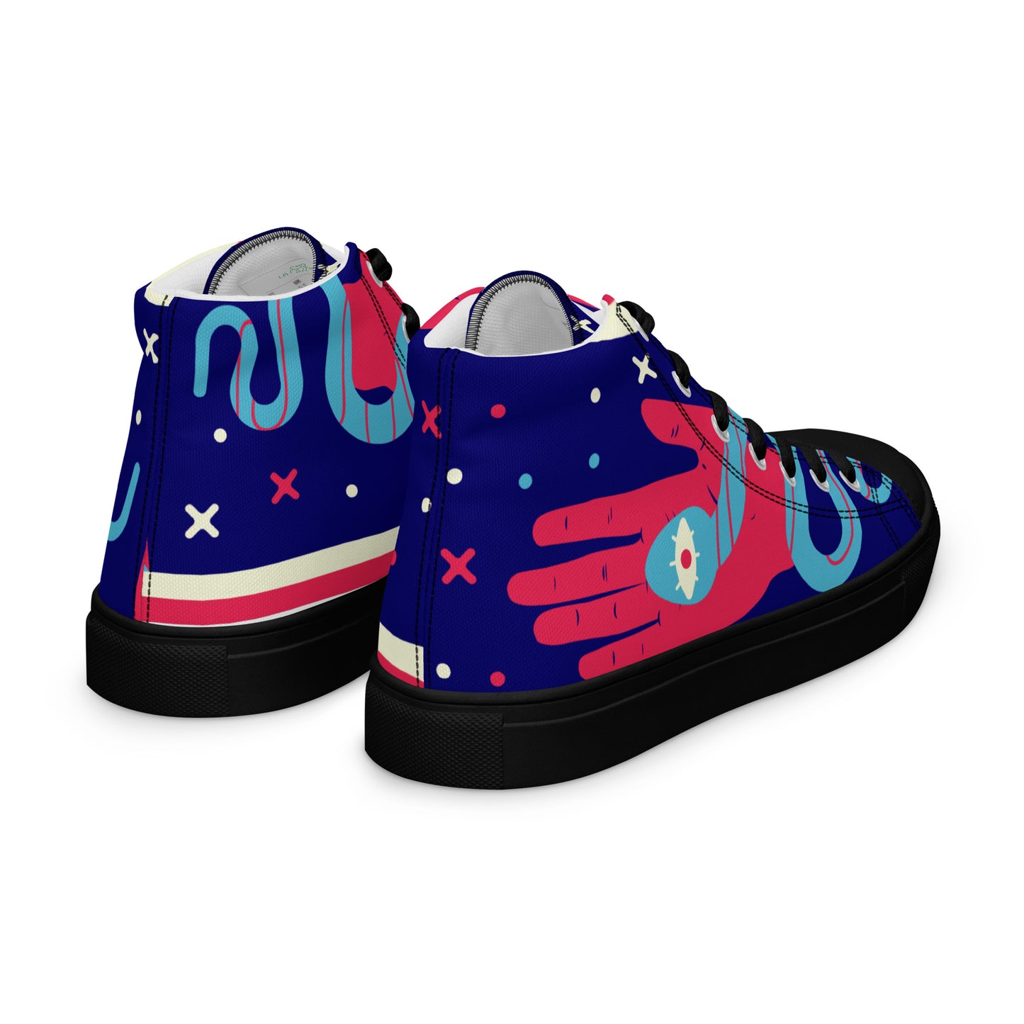 Women's high top canvas sneakers