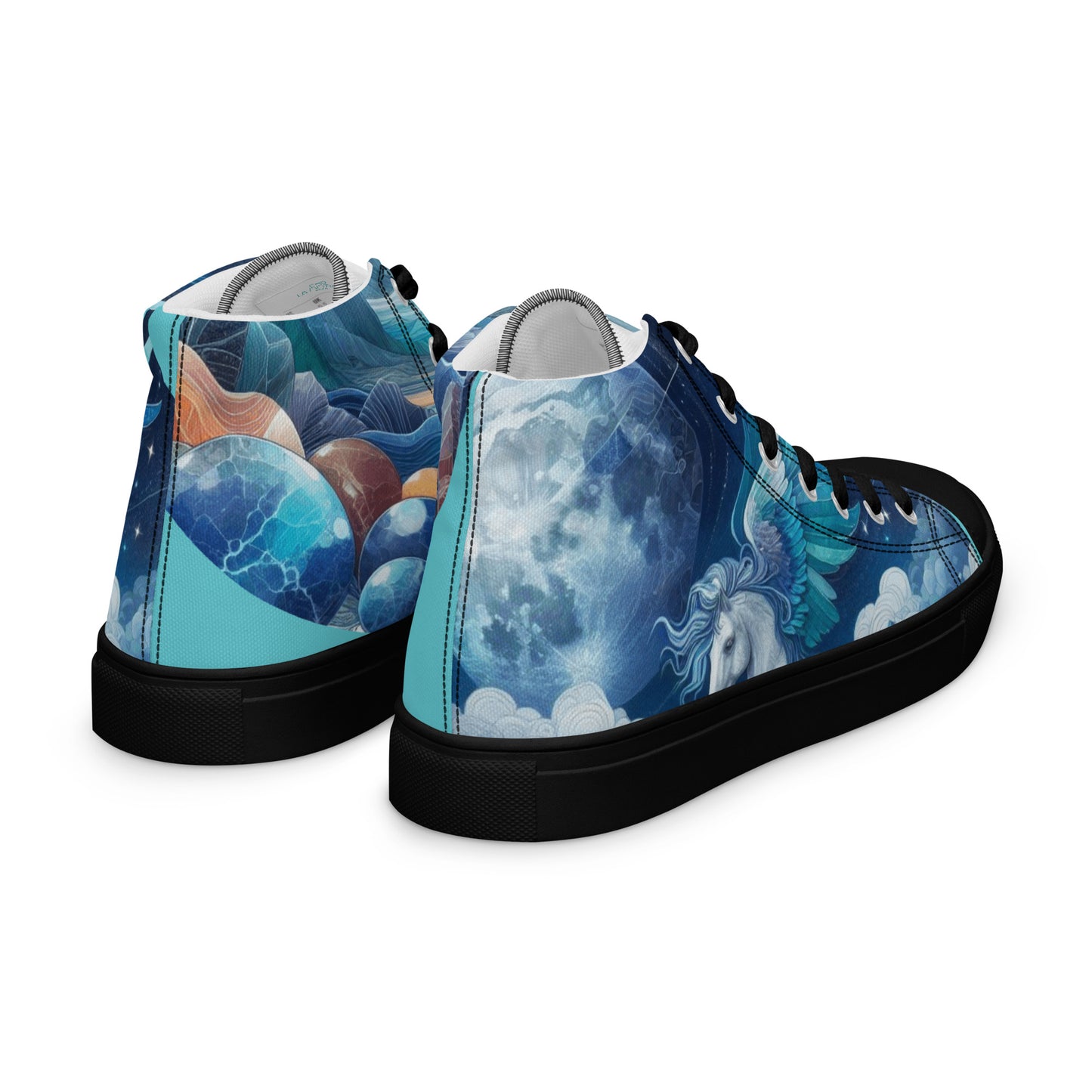 Women's high top canvas sneakers