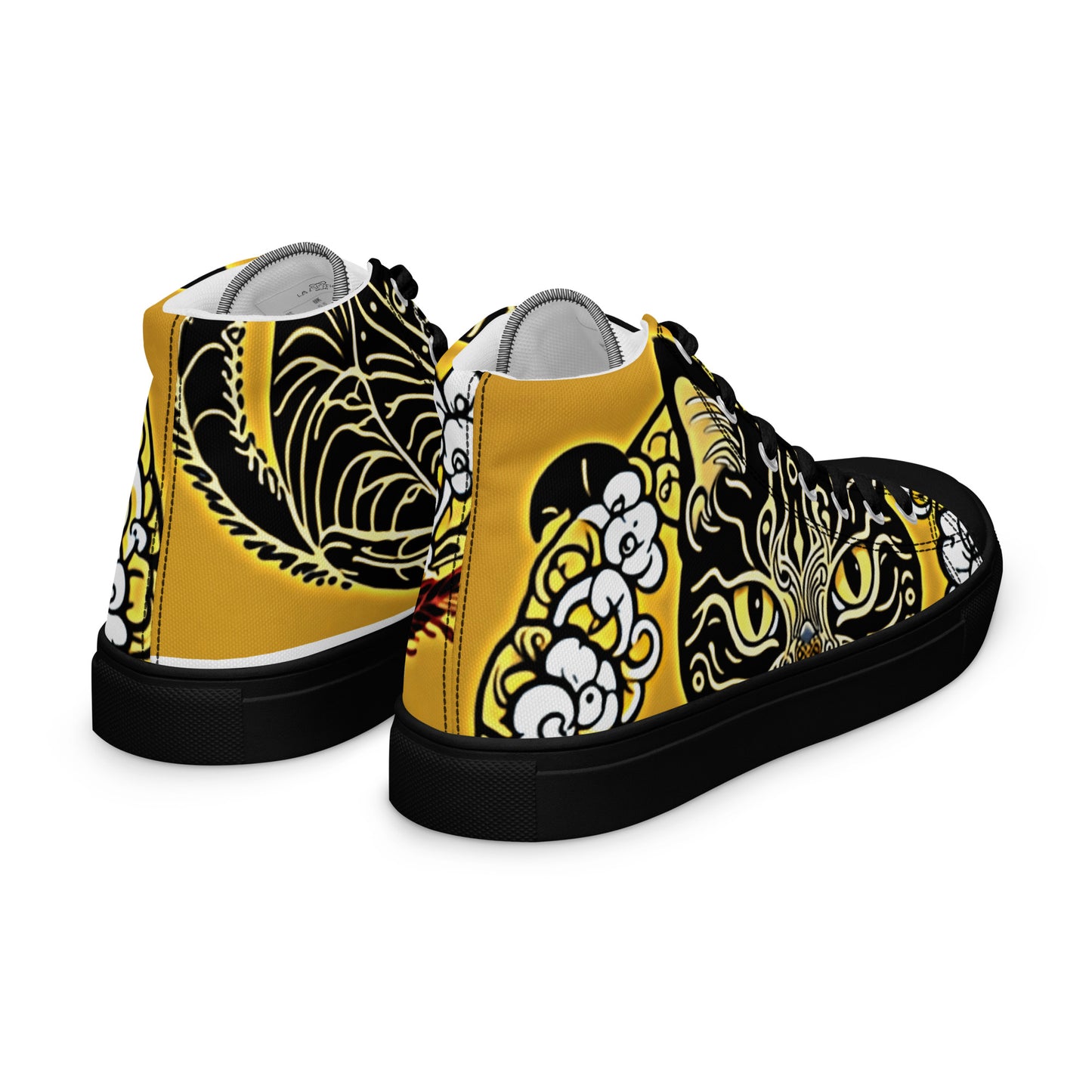 Women's high top canvas sneakers