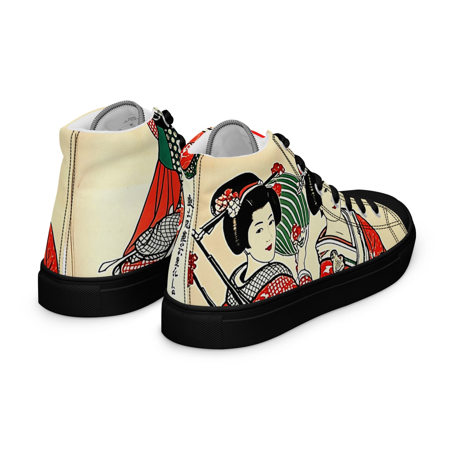 Women's high top canvas sneakers