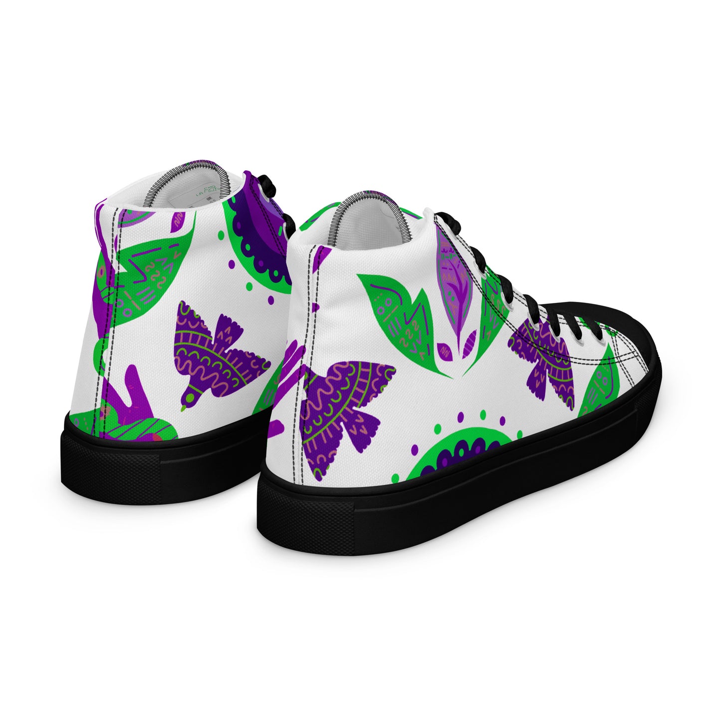 Women's high top canvas sneakers