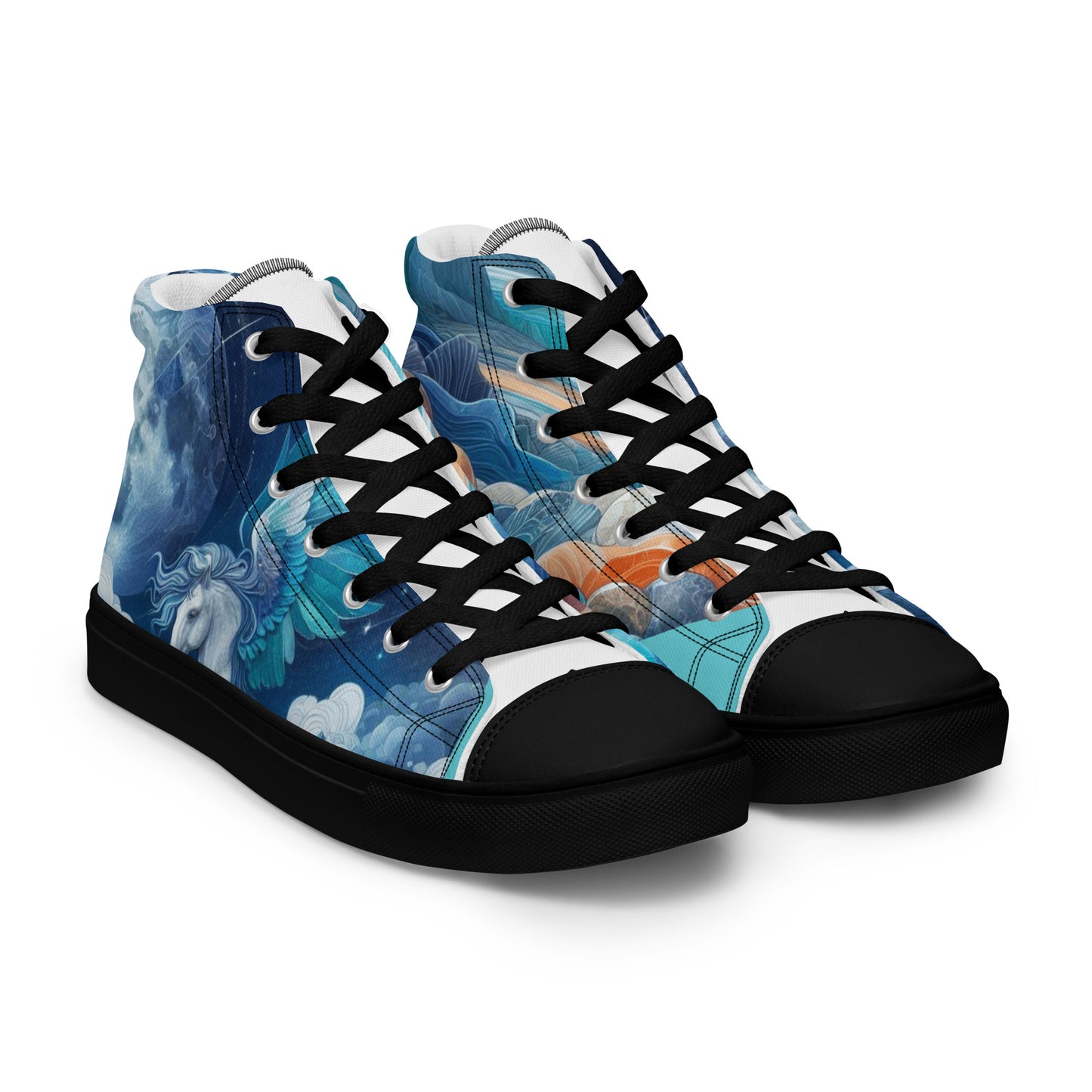 Women's high top canvas sneakers