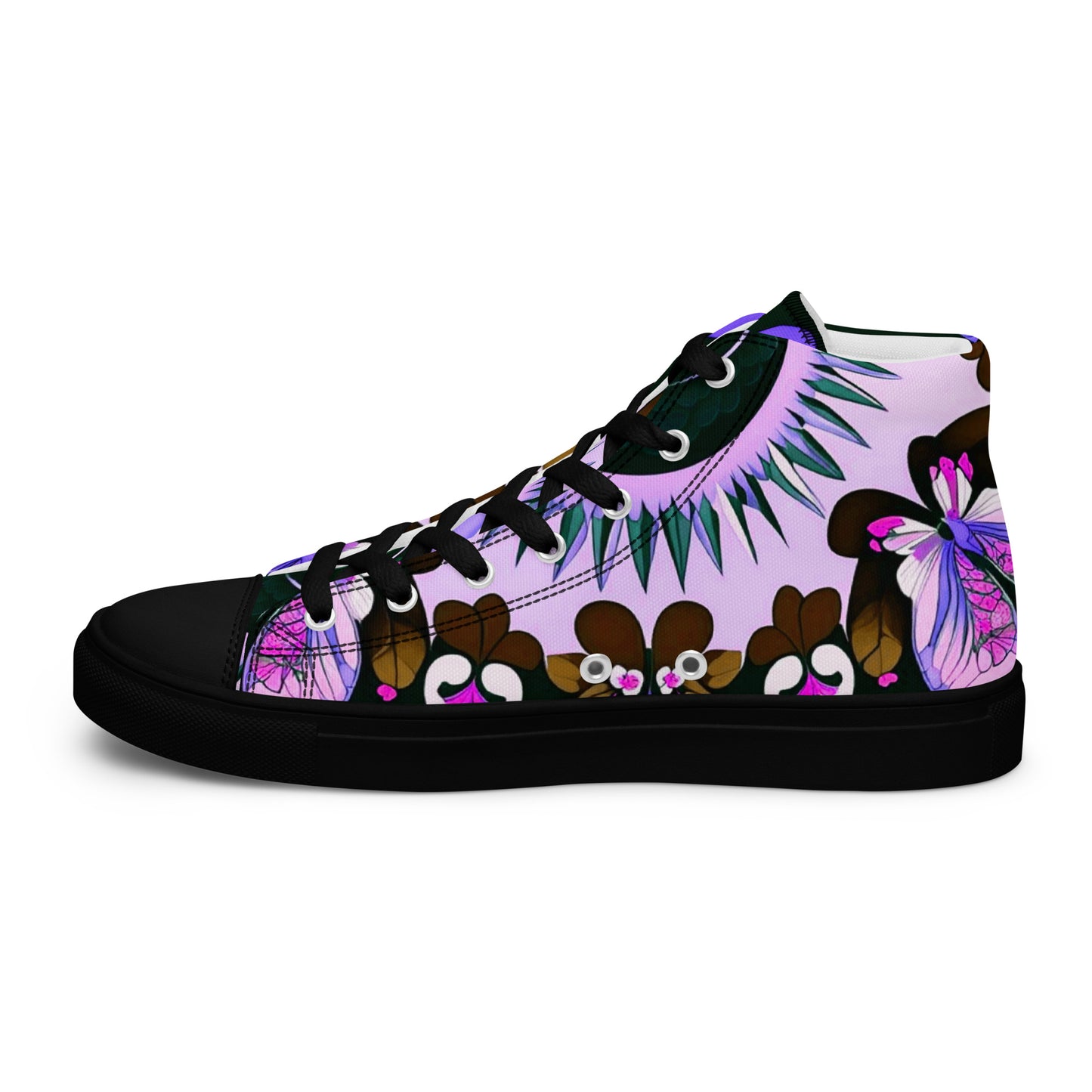 Women's high top canvas sneakers