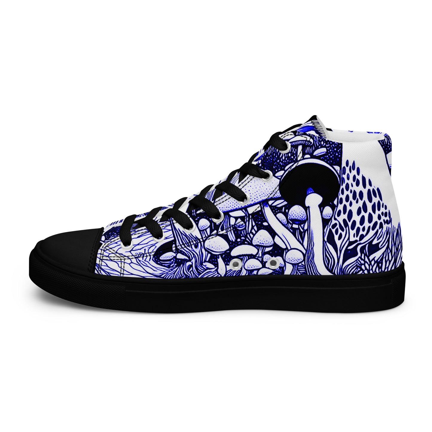 Women's high top canvas sneakers