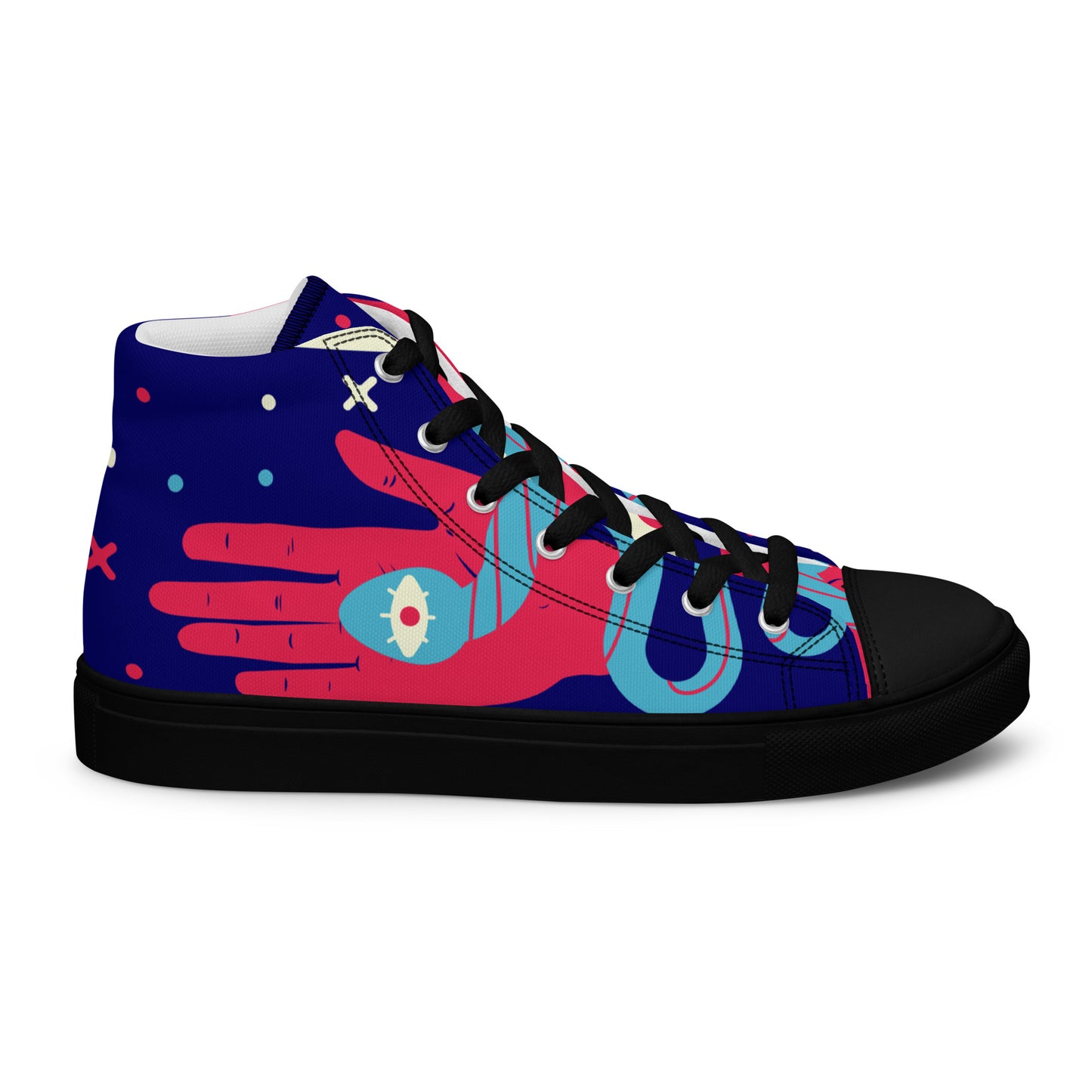 Women's high top canvas sneakers