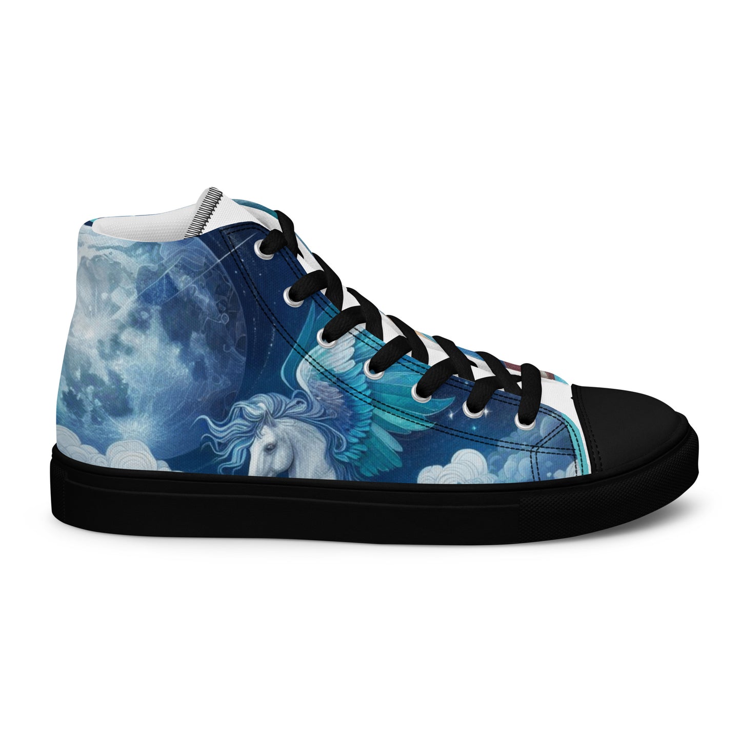 Women's high top canvas sneakers